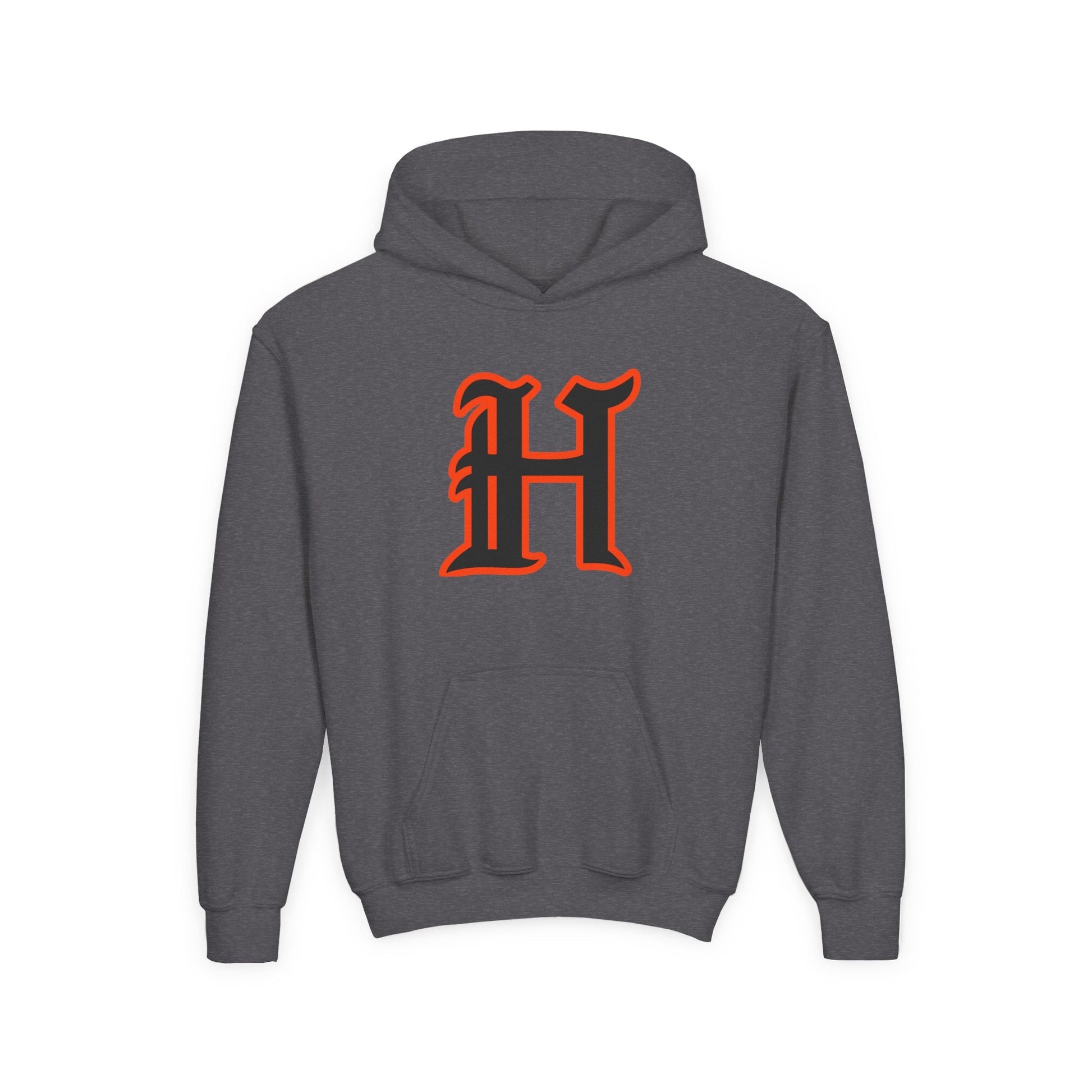 Hoover - H Youth Heavy Blend Hooded Sweatshirt - joyful