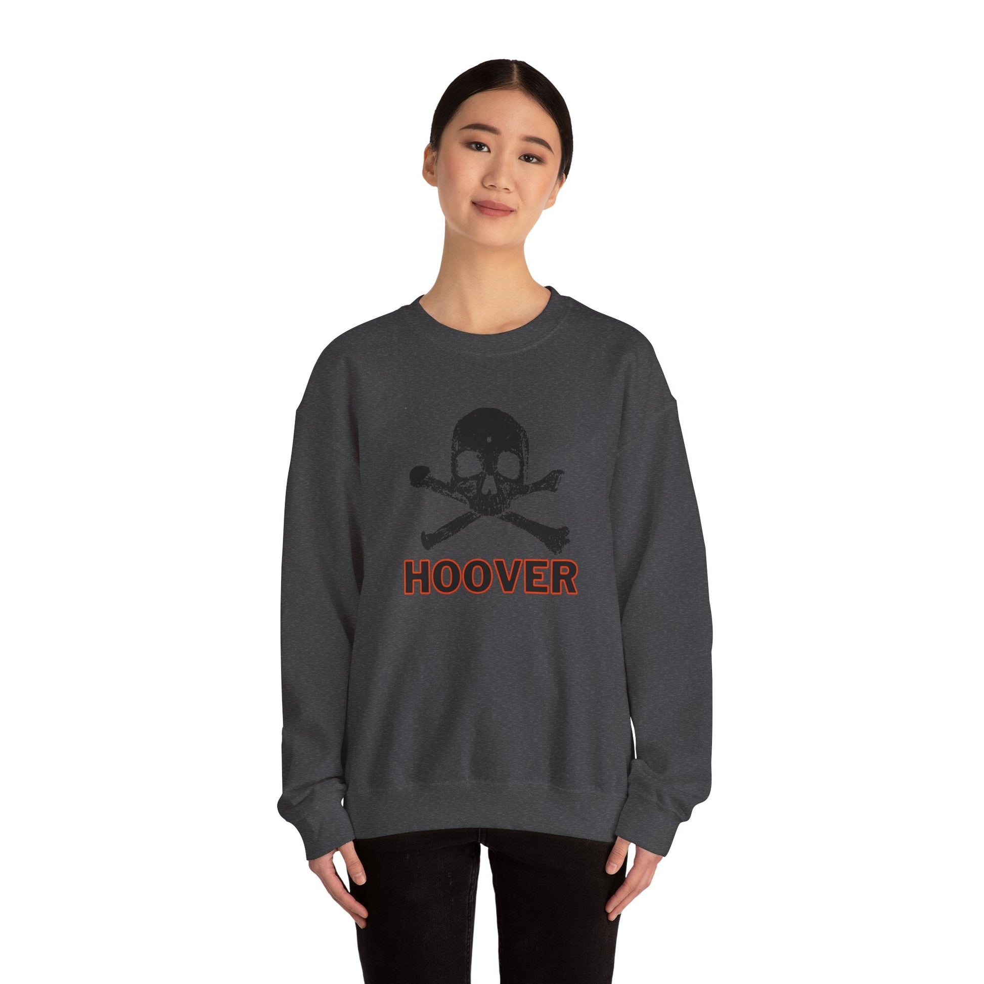 Hoover - Skull Unisex Heavy Blend™ Crewneck Sweatshirt - joyful