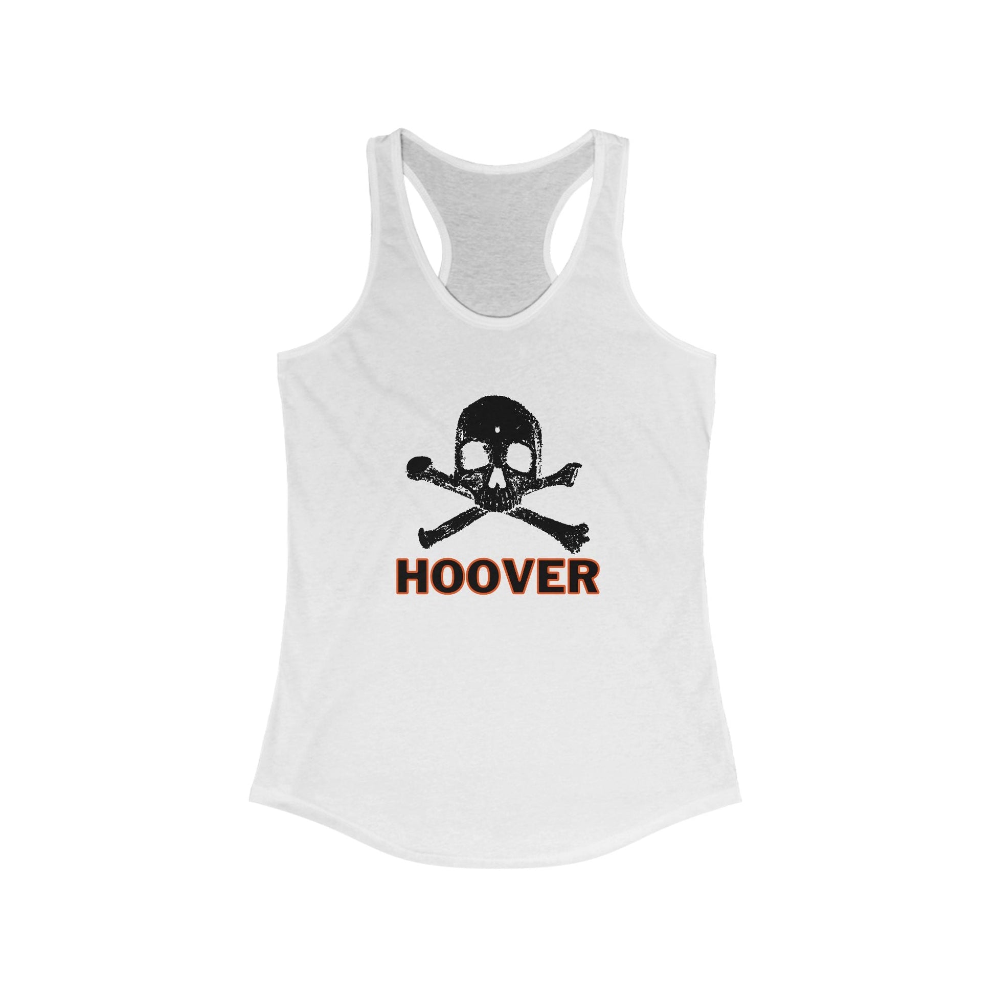 Hoover - Skull Women's Ideal Racerback Tank - joyful