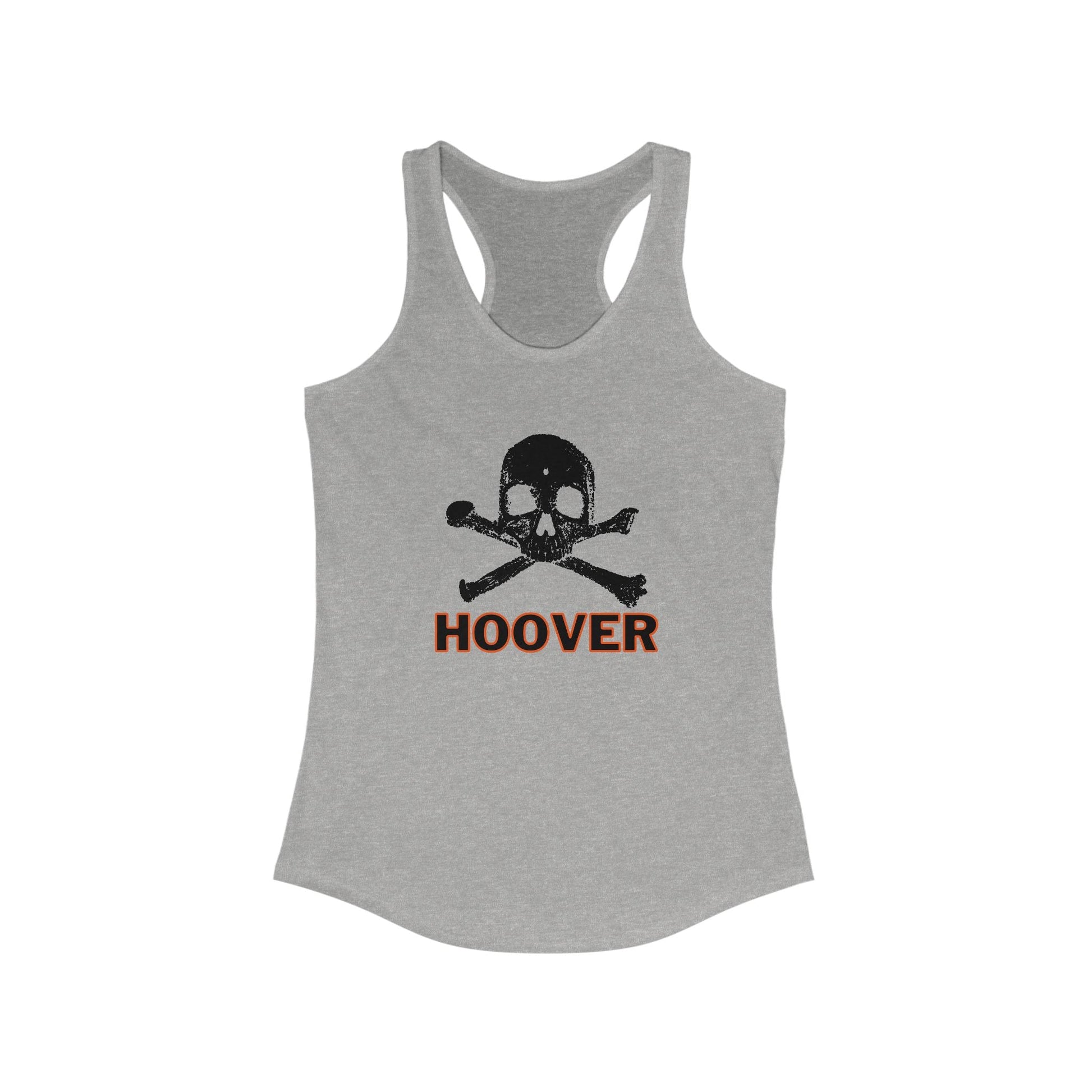 Hoover - Skull Women's Ideal Racerback Tank - joyful