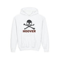 Hoover - Skull Youth Heavy Blend Hooded Sweatshirt - joyful