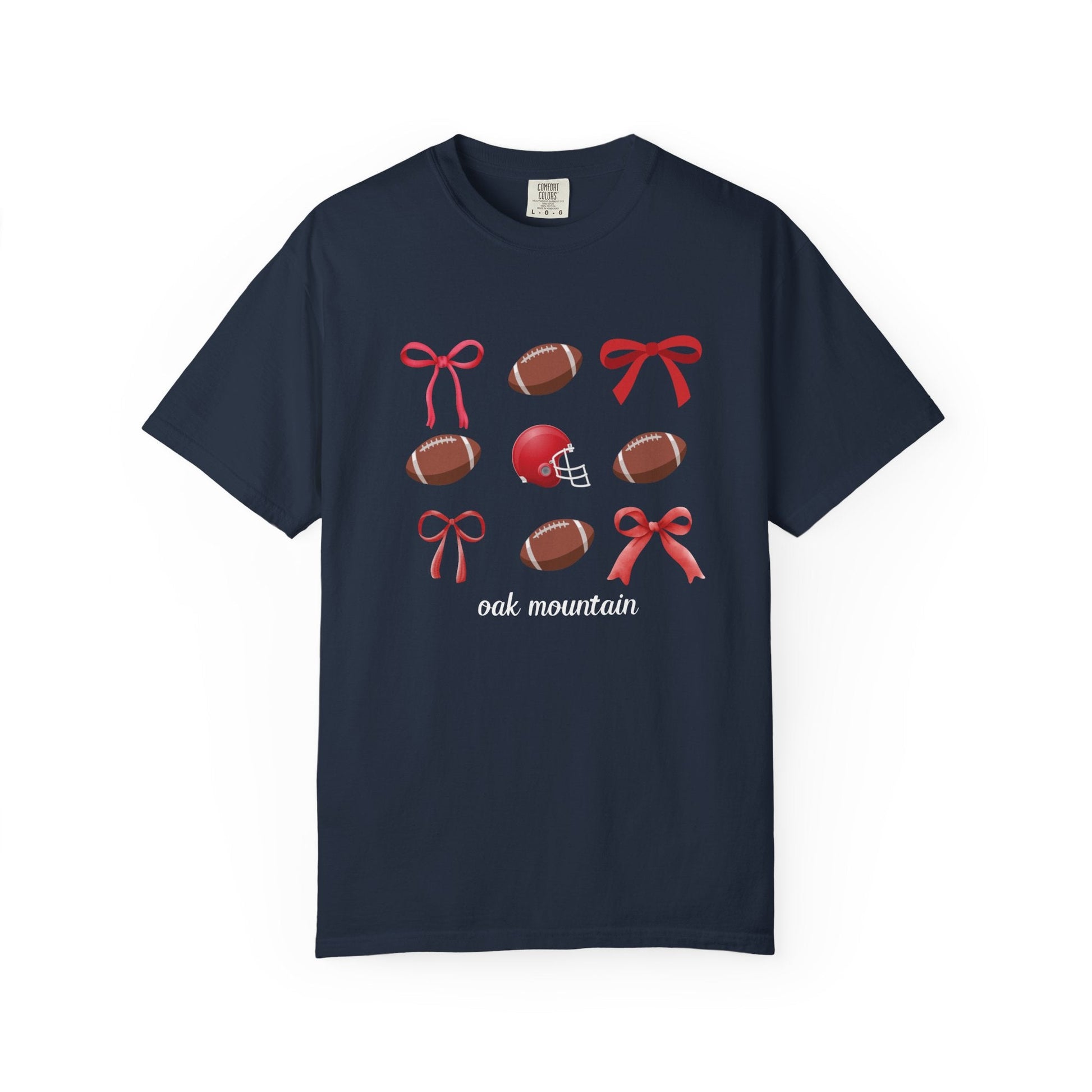 Oak Mountain - Balls & Bows Comfort Colors T-shirt - joyful
