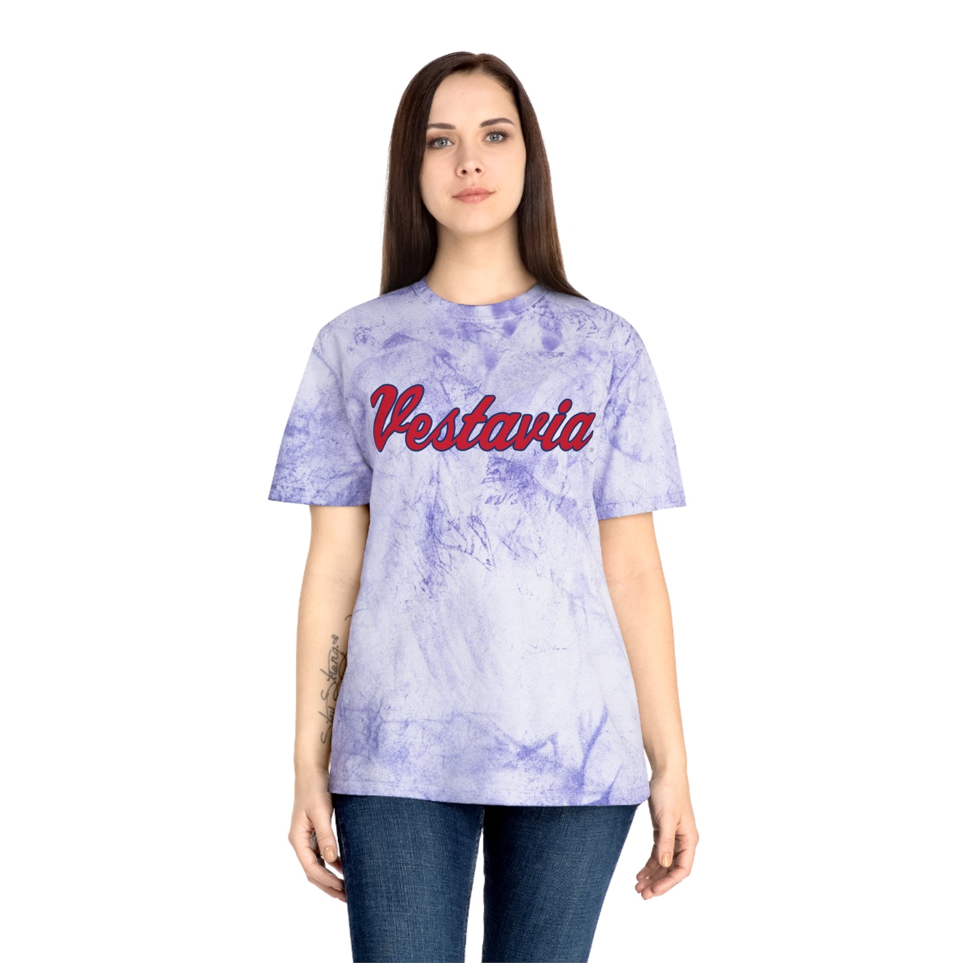 Vestavia Hills Mark Unisex Color Blast T-Shirt - joyful