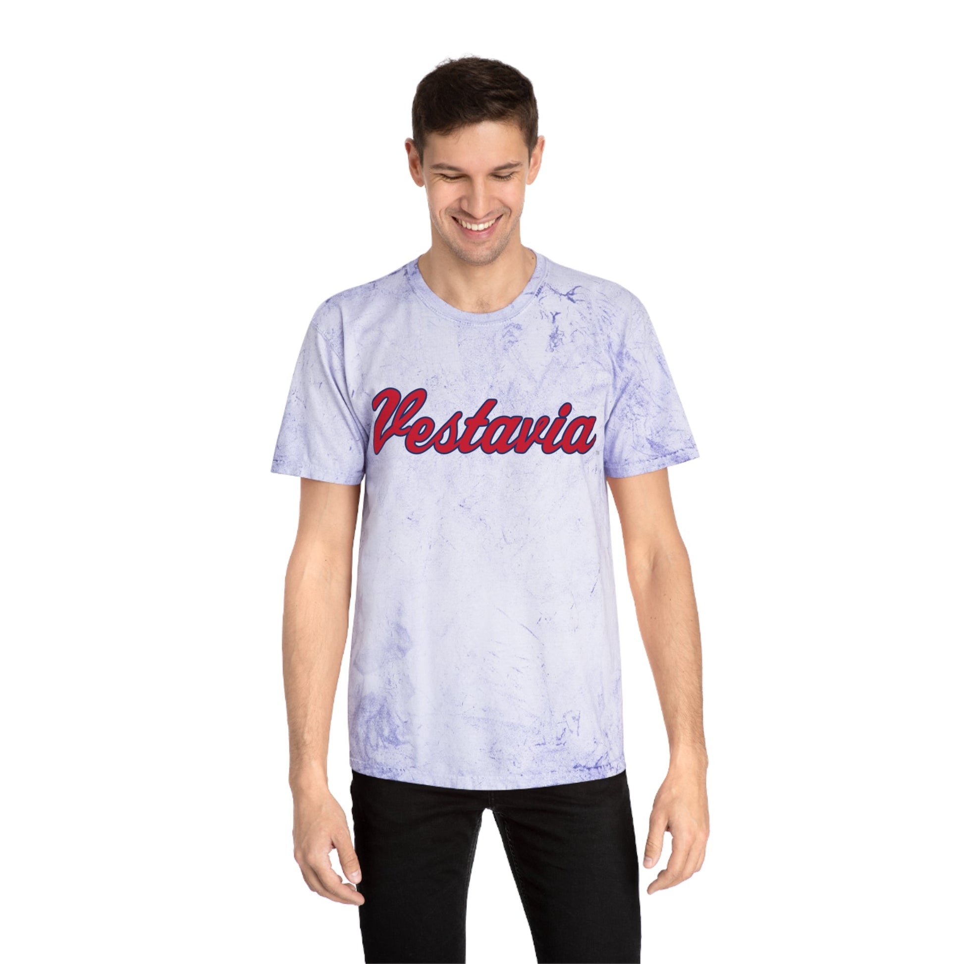 Vestavia Hills Mark Unisex Color Blast T-Shirt - joyful