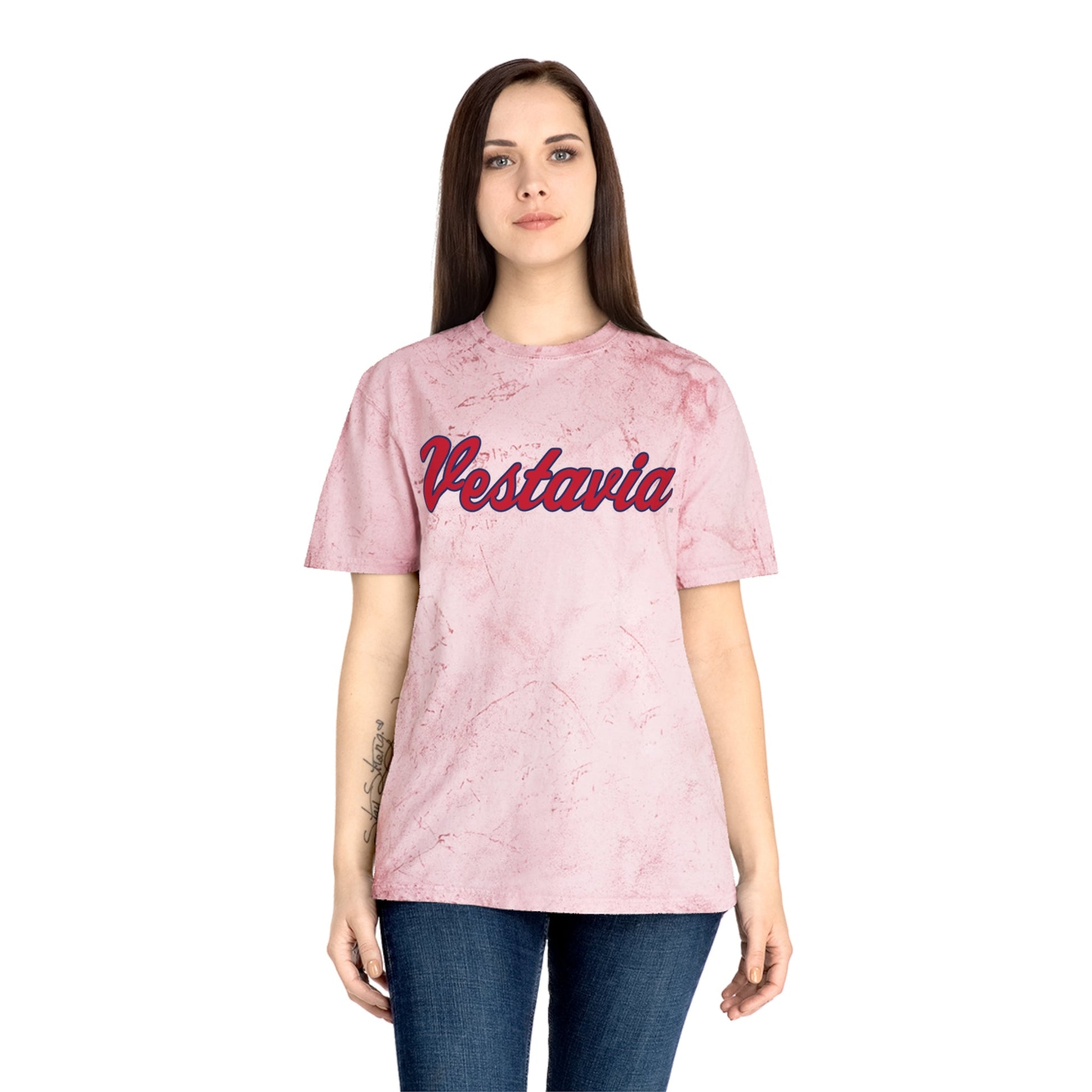 Vestavia Hills Mark Unisex Color Blast T-Shirt - joyful