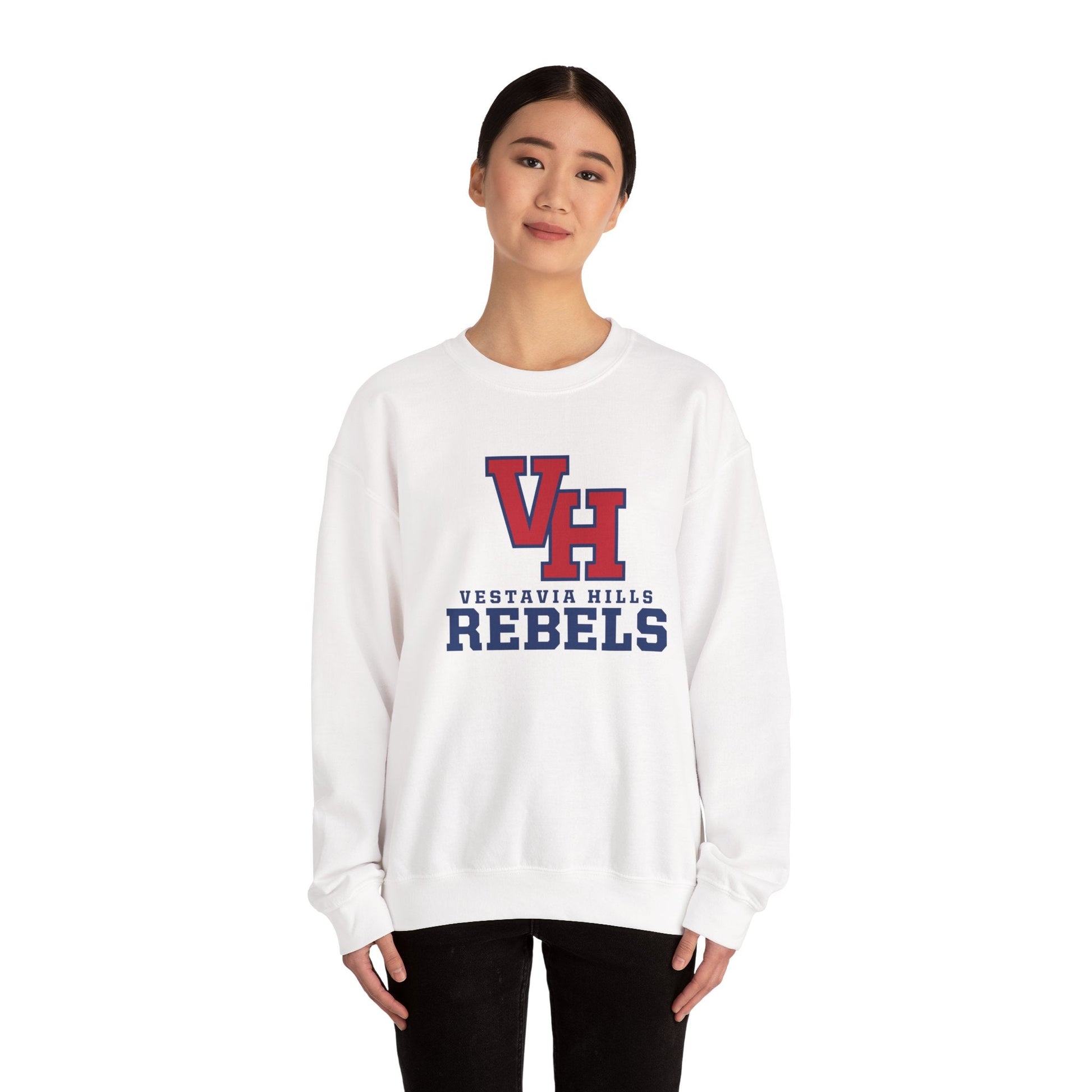 Vestavia - Vestavia Hills Rebels Heavy Blend™ Crewneck Sweatshirt - joyful