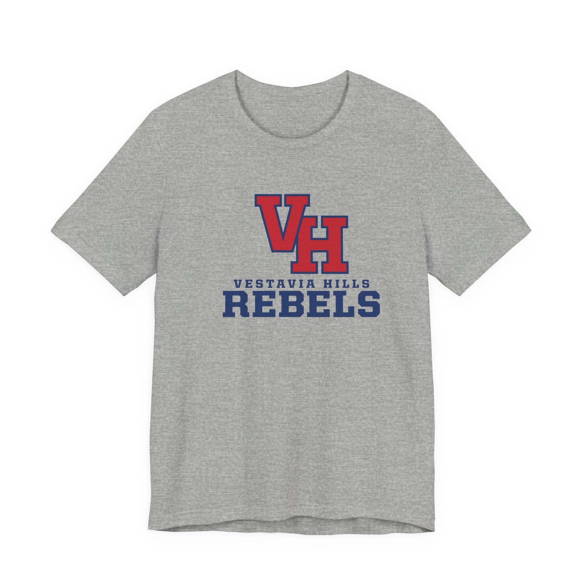 Vestavia - Vestavia Hills Rebels Unisex Jersey Short Sleeve Tee - joyful