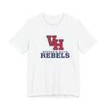 Vestavia - Vestavia Hills Rebels Unisex Jersey Short Sleeve Tee - joyful