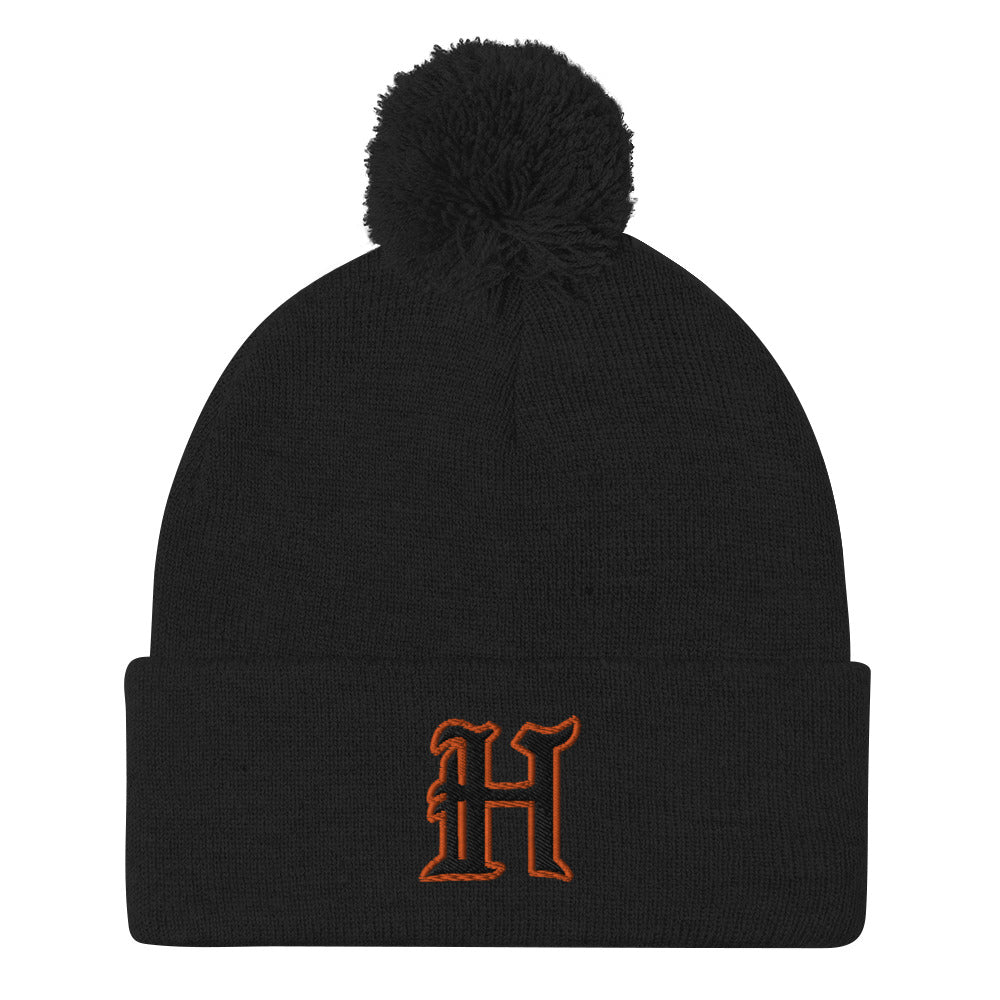 LB- Hoover H Pom-Pom Beanie.