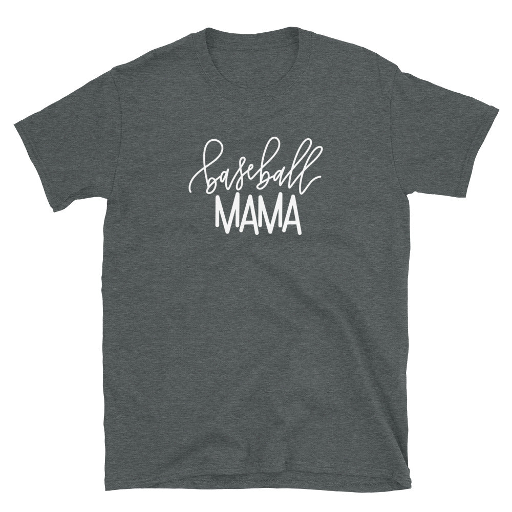 Baseball MAMA - white Short-Sleeve Unisex T-Shirt.