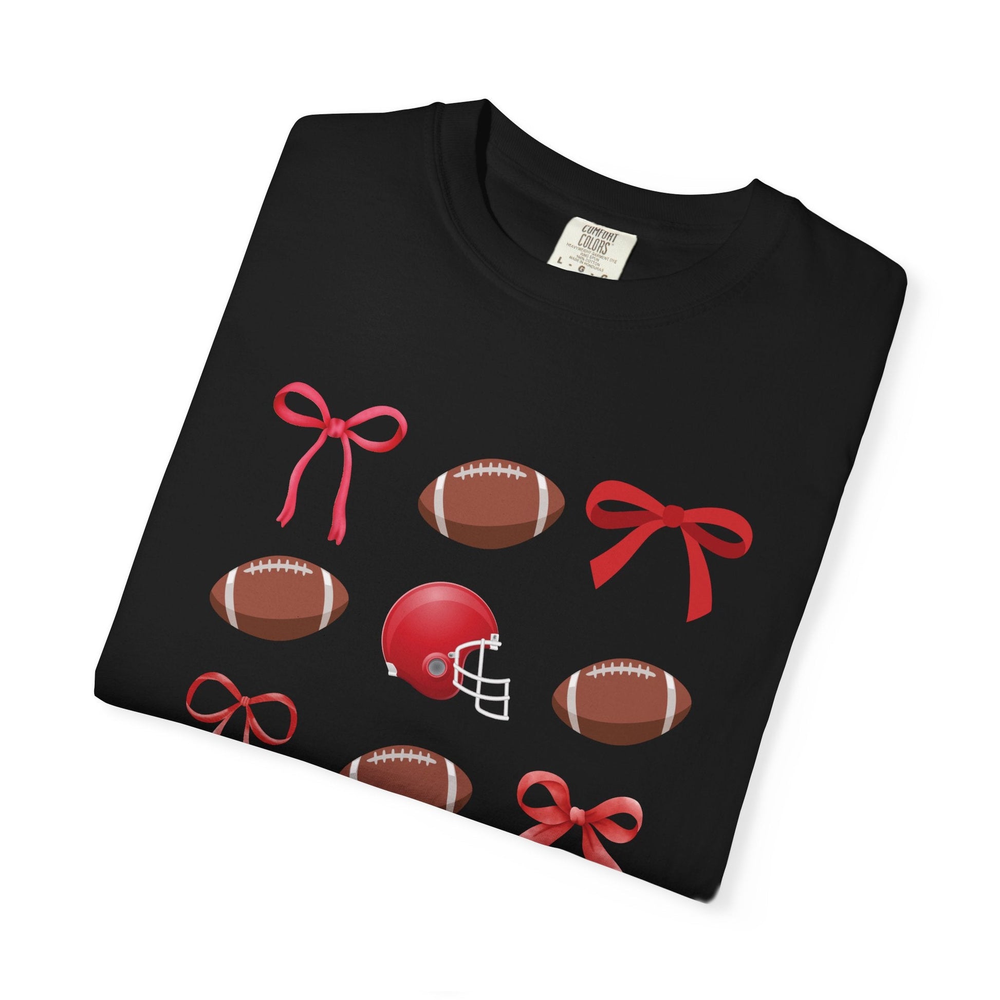 Alabama - Balls & Bows Comfort Colors T-shirt - joyful