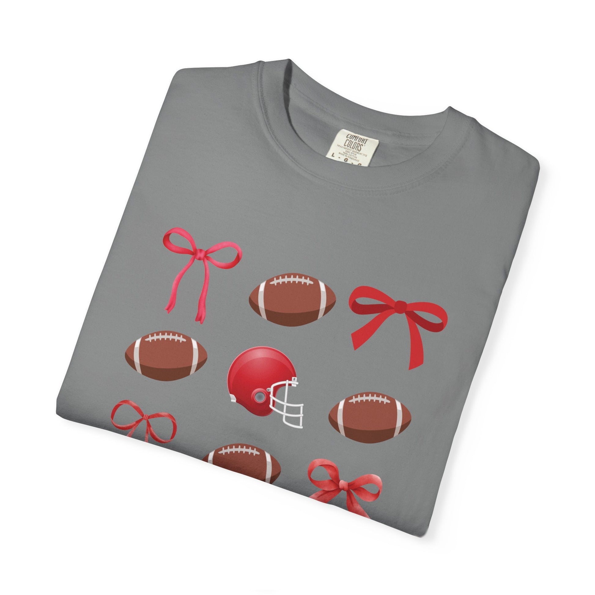 Alabama - Balls & Bows Comfort Colors T-shirt - joyful