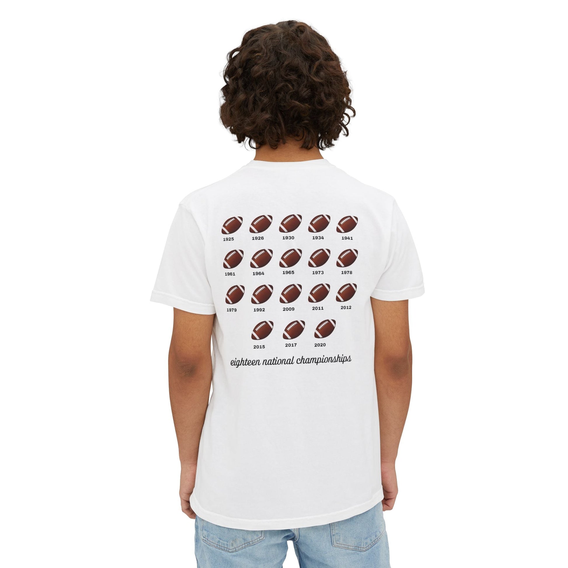 Alabama Elephant Eighteen Unisex Garment - Dyed Pocket T-Shirt - joyful