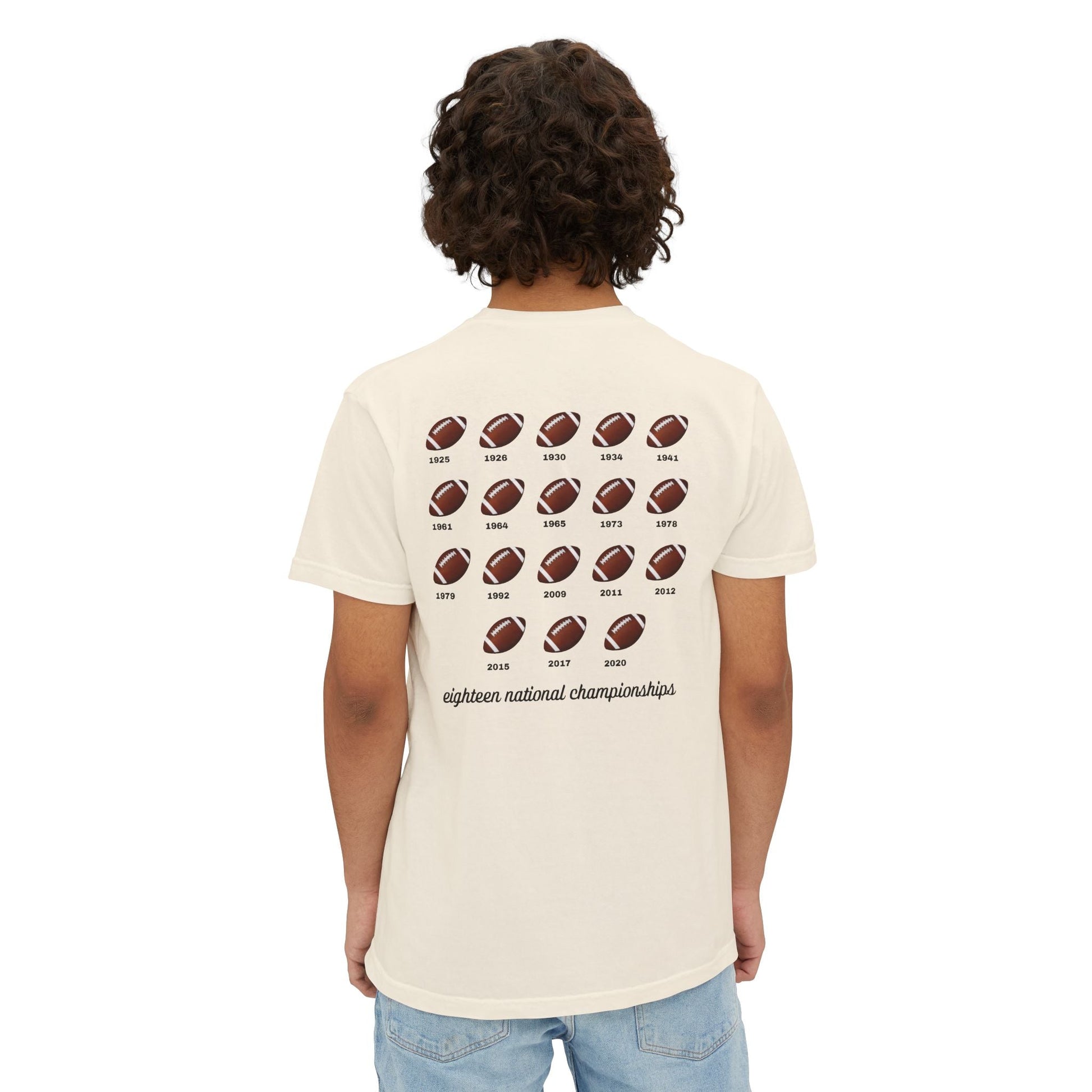Alabama Elephant Eighteen Unisex Garment - Dyed Pocket T-Shirt - joyful