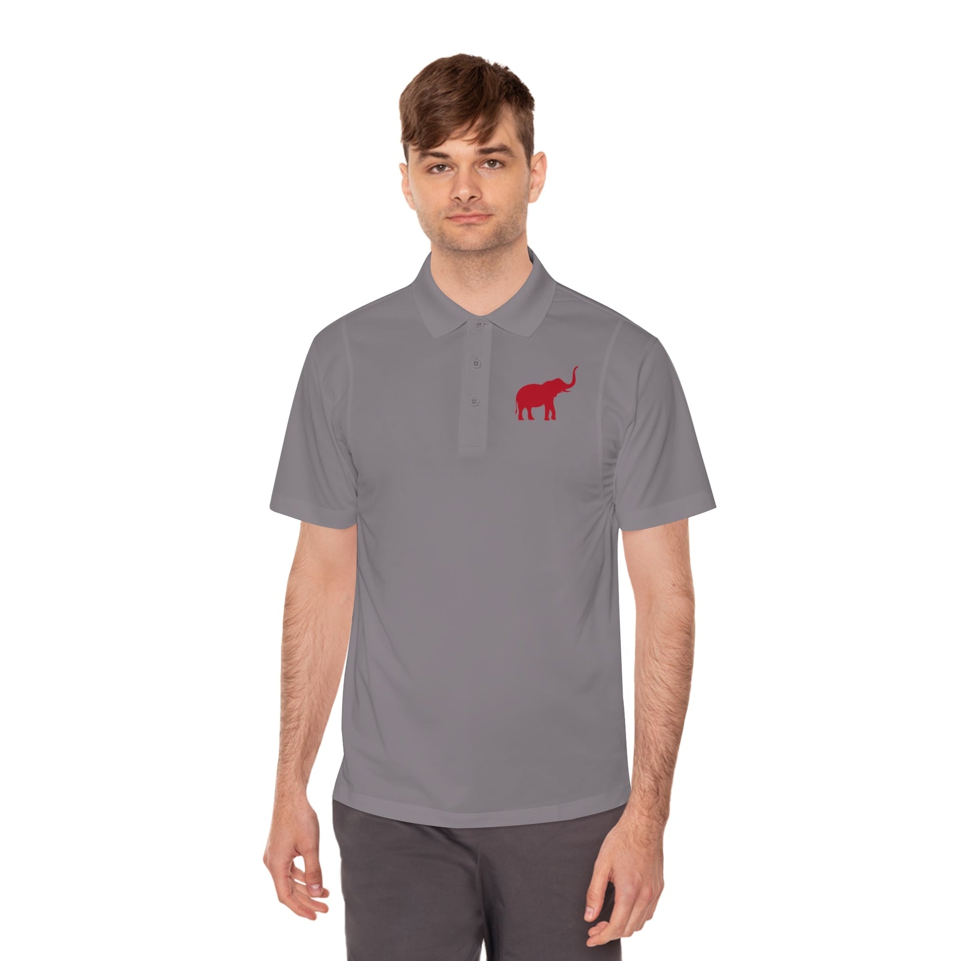 Alabama Elephant Sport Polo Shirt - joyful
