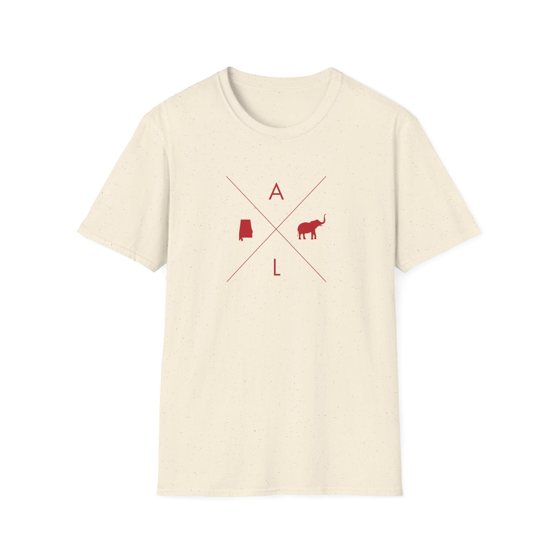 Alabama Map Unisex Comfort Colors Softstyle T-Shirt - joyful