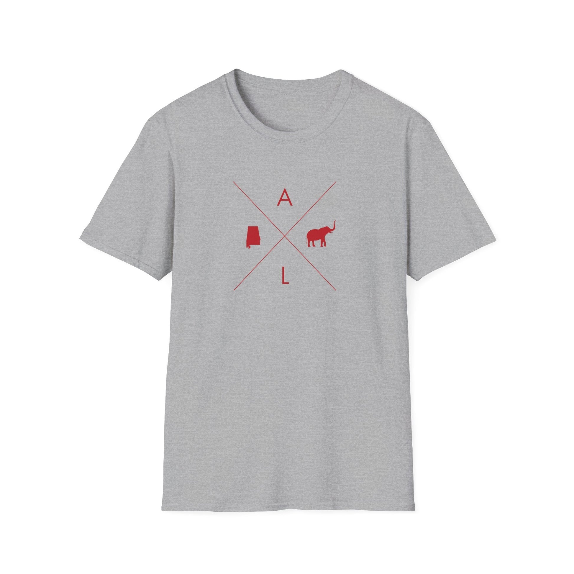 Alabama Map Unisex Comfort Colors Softstyle T-Shirt - joyful