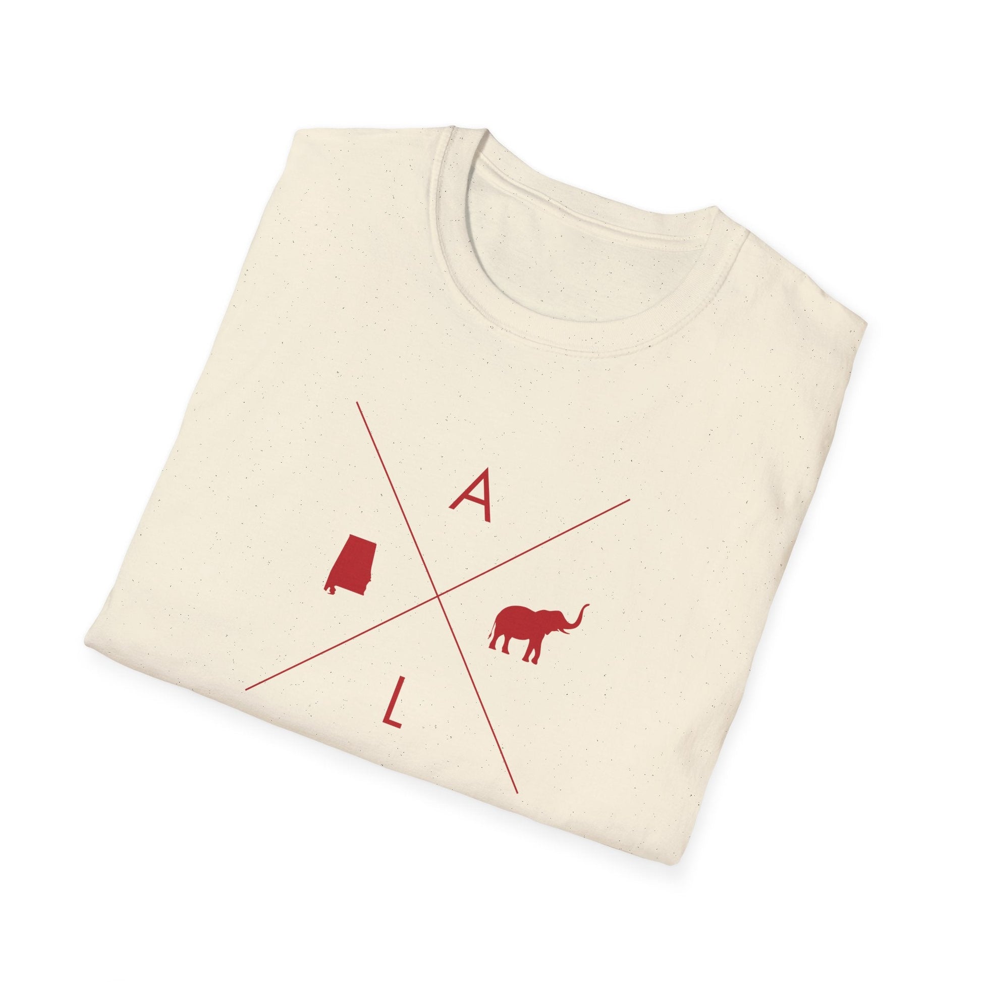 Alabama Map Unisex Comfort Colors Softstyle T-Shirt - joyful