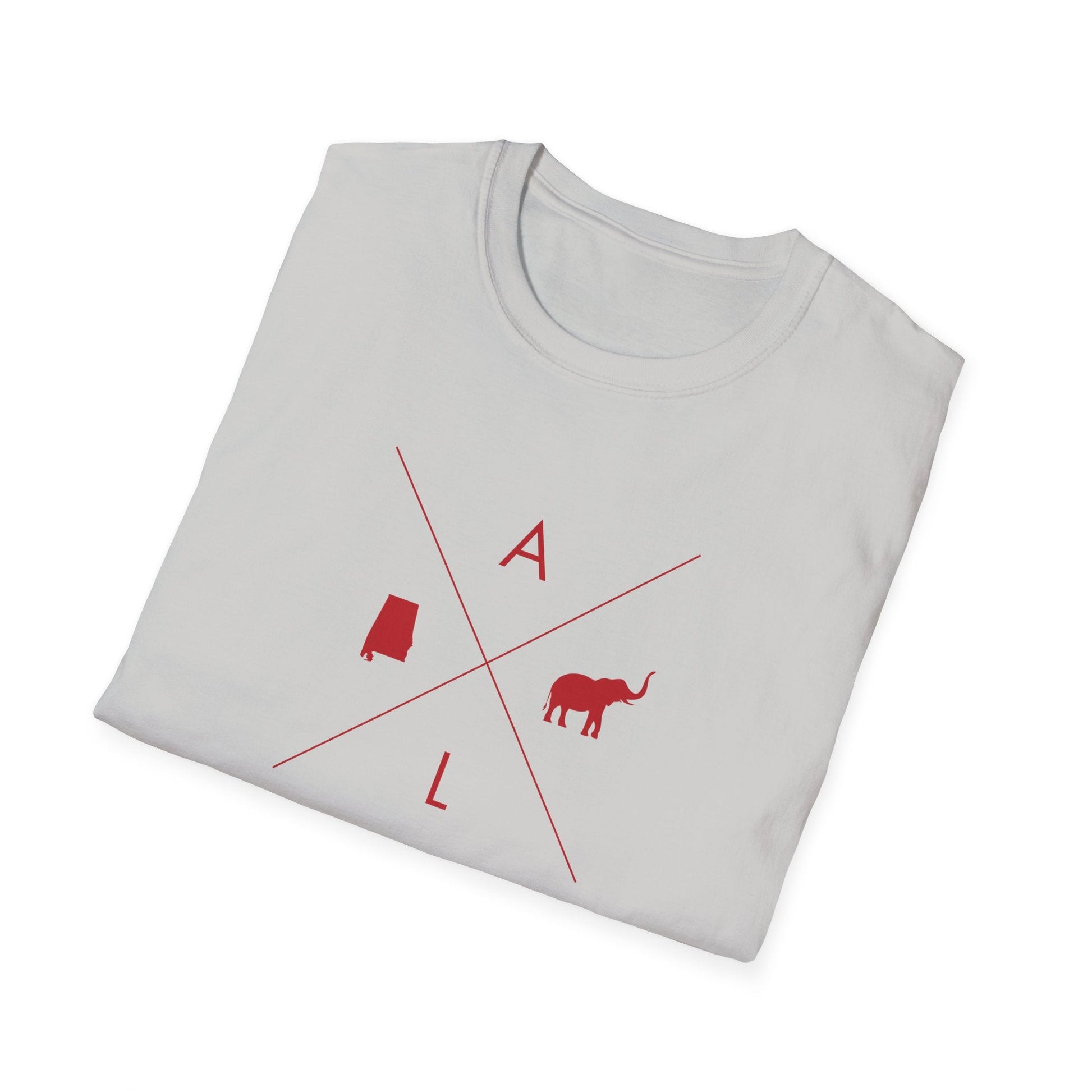 Alabama Map Unisex Comfort Colors Softstyle T-Shirt - joyful