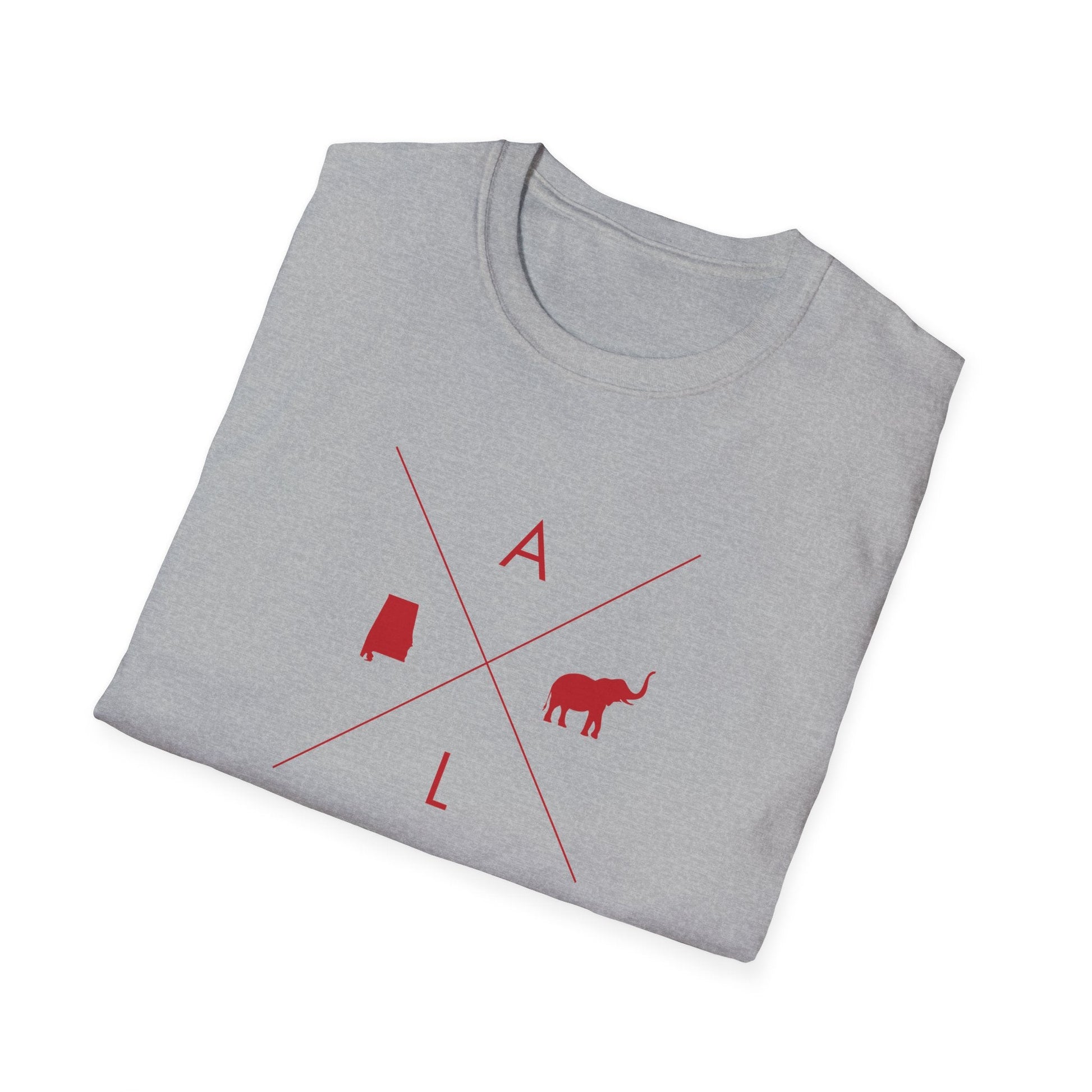 Alabama Map Unisex Comfort Colors Softstyle T-Shirt - joyful