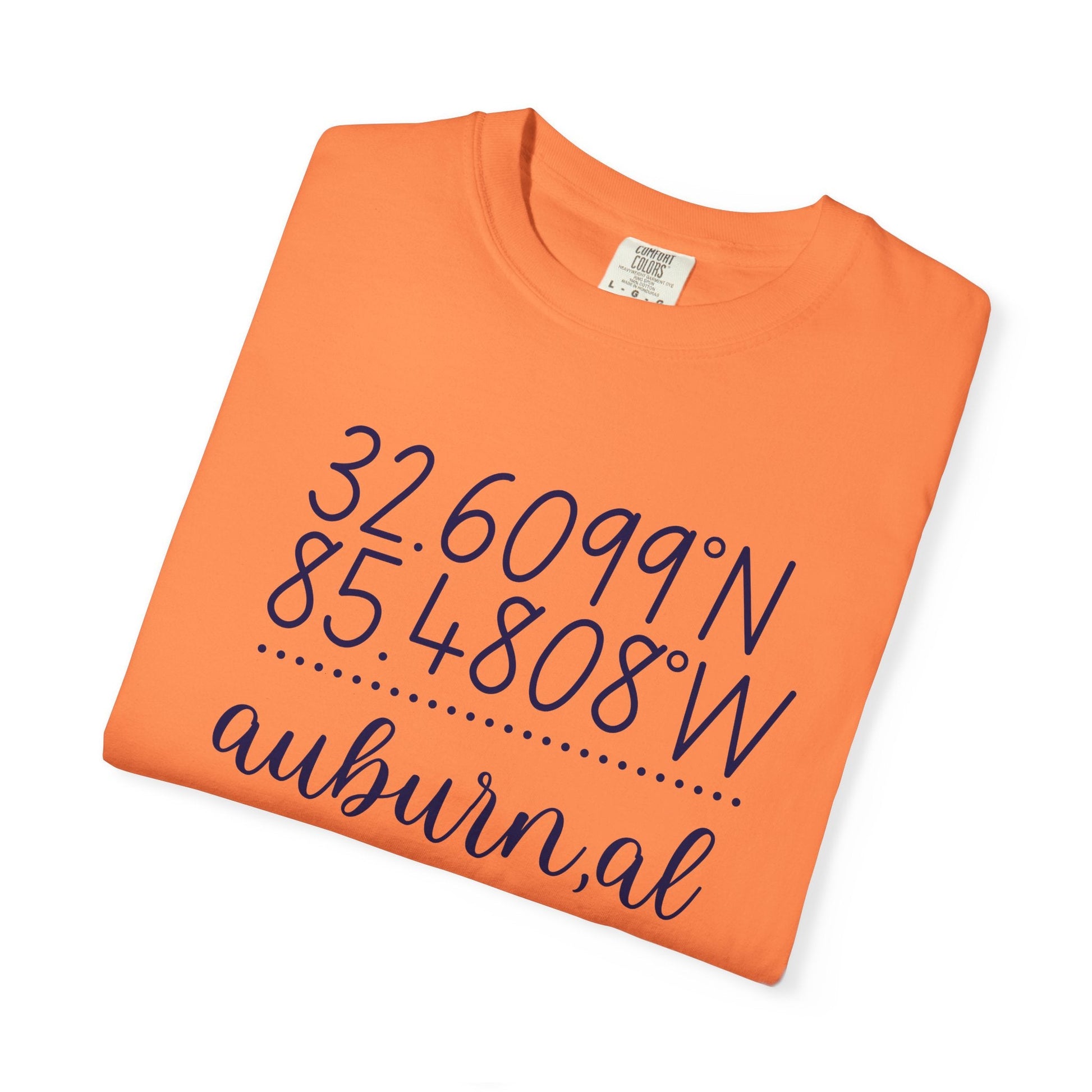 Auburn - Coordinates Comfort Colors T-shirt - joyful
