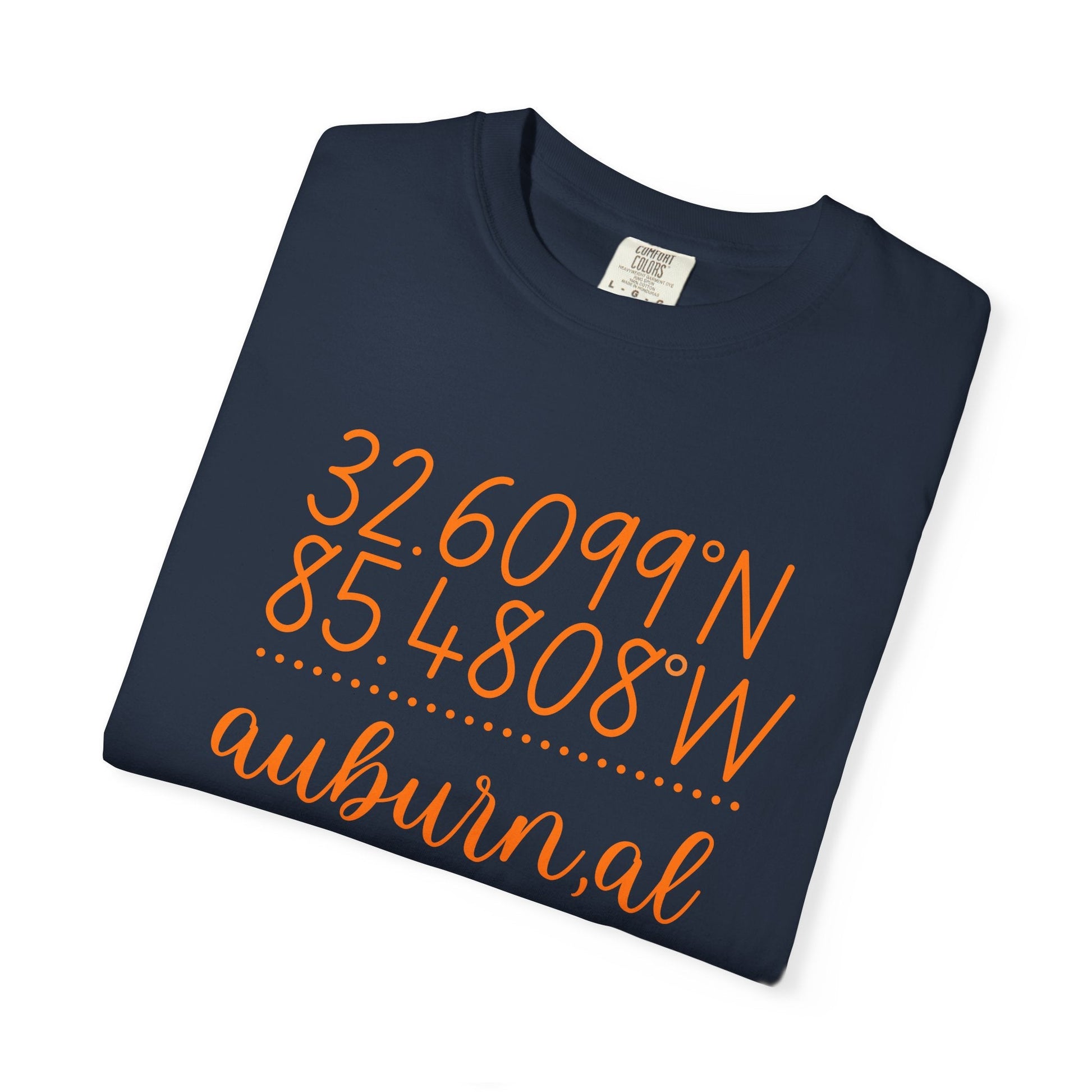 Auburn - Coordinates Comfort Colors T-shirt - joyful