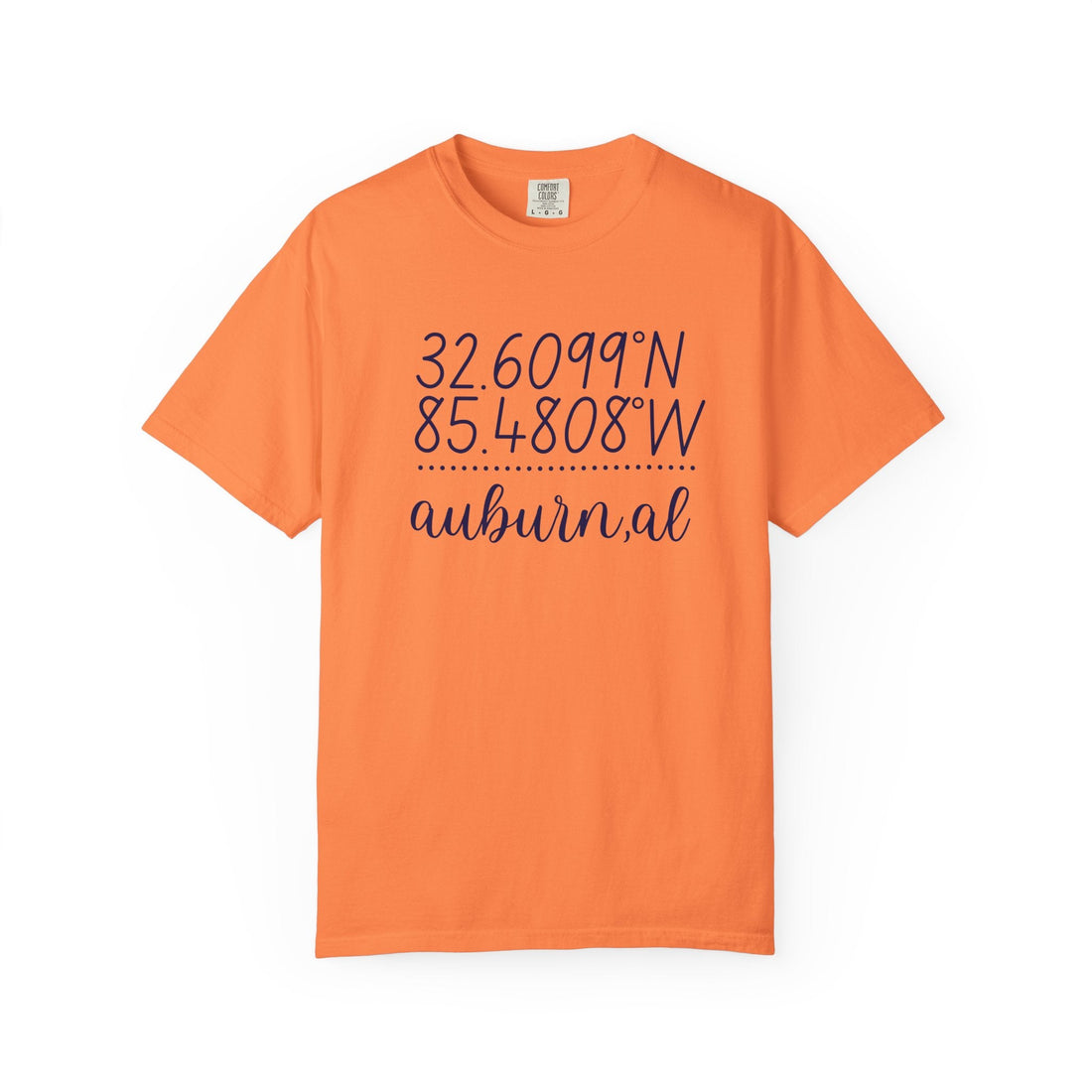 Auburn - Coordinates Comfort Colors T-shirt - joyful