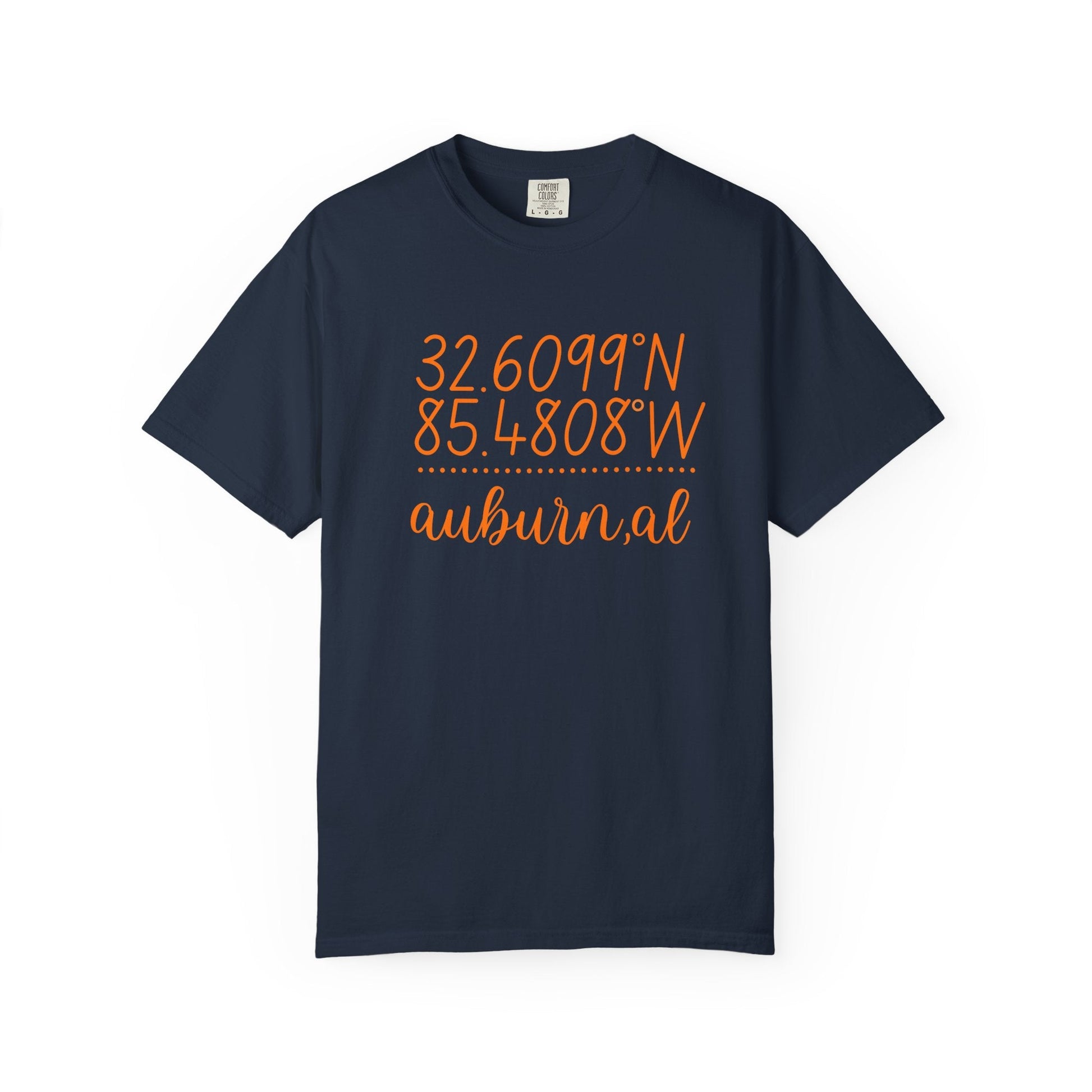 Auburn - Coordinates Comfort Colors T-shirt - joyful
