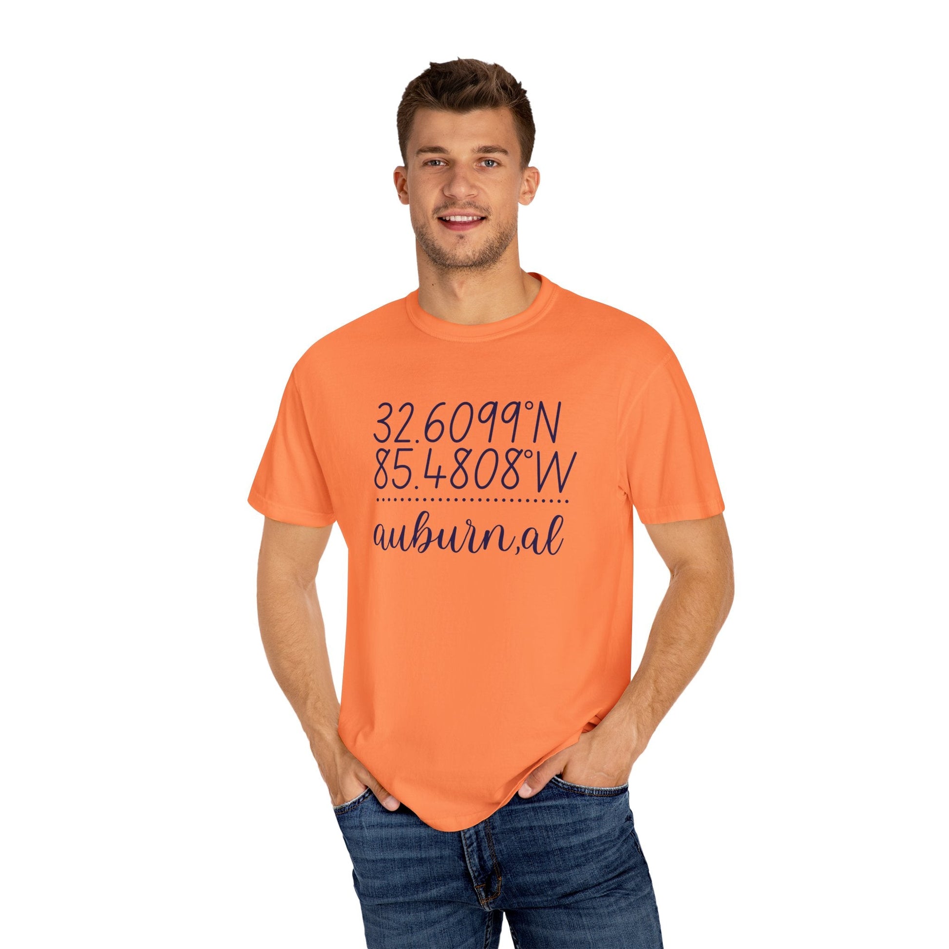 Auburn - Coordinates Comfort Colors T-shirt - joyful