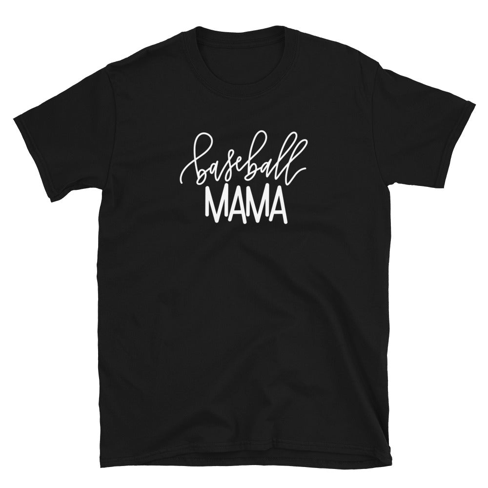 Baseball MAMA - white Short-Sleeve Unisex T-Shirt.