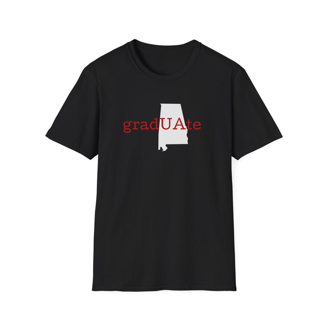gradUAte. Unisex Softstyle T-Shirt - joyful