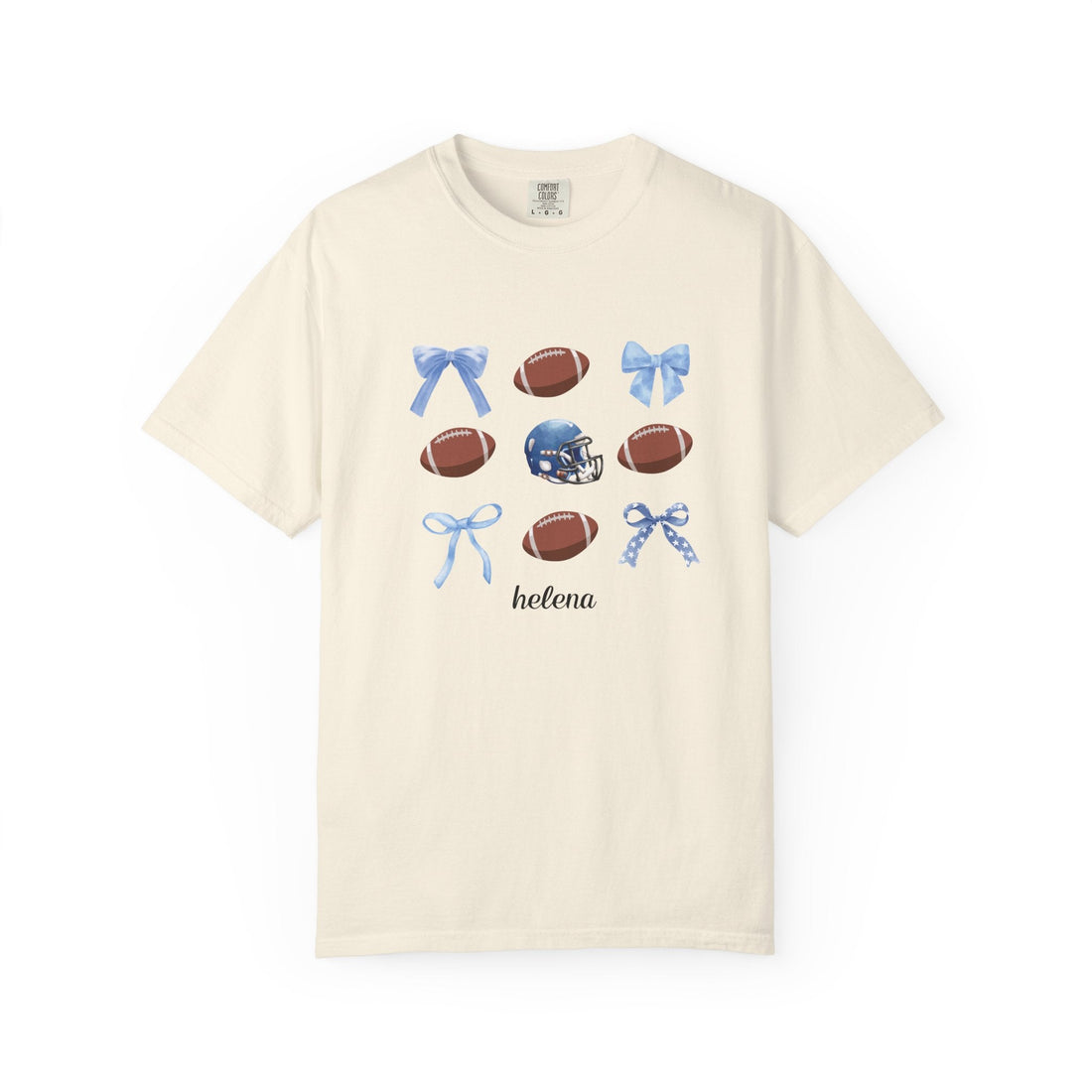 Helena - Balls & Bows Comfort Colors T-shirt - joyful