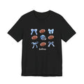 Helena - Balls & Bows Unisex Jersey Short Sleeve Tee - joyful