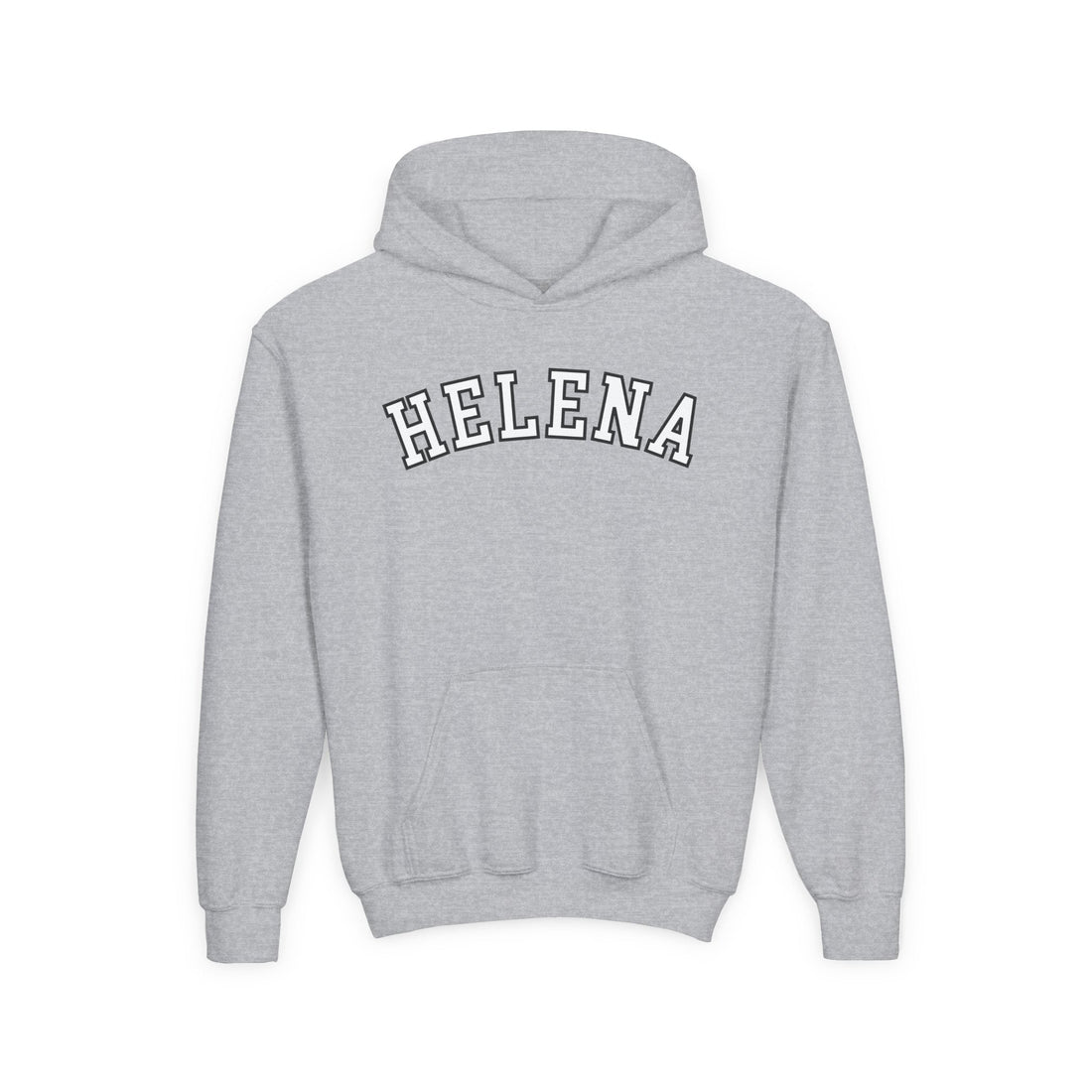 Helena block Youth Heavy Blend Hooded Sweatshirt - joyful