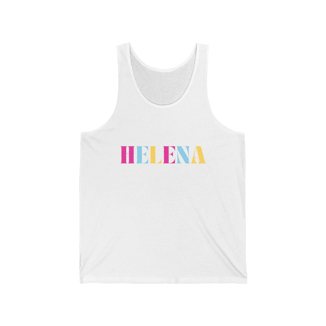 HELENA - SPRING 22 Unisex Jersey Tank - joyful