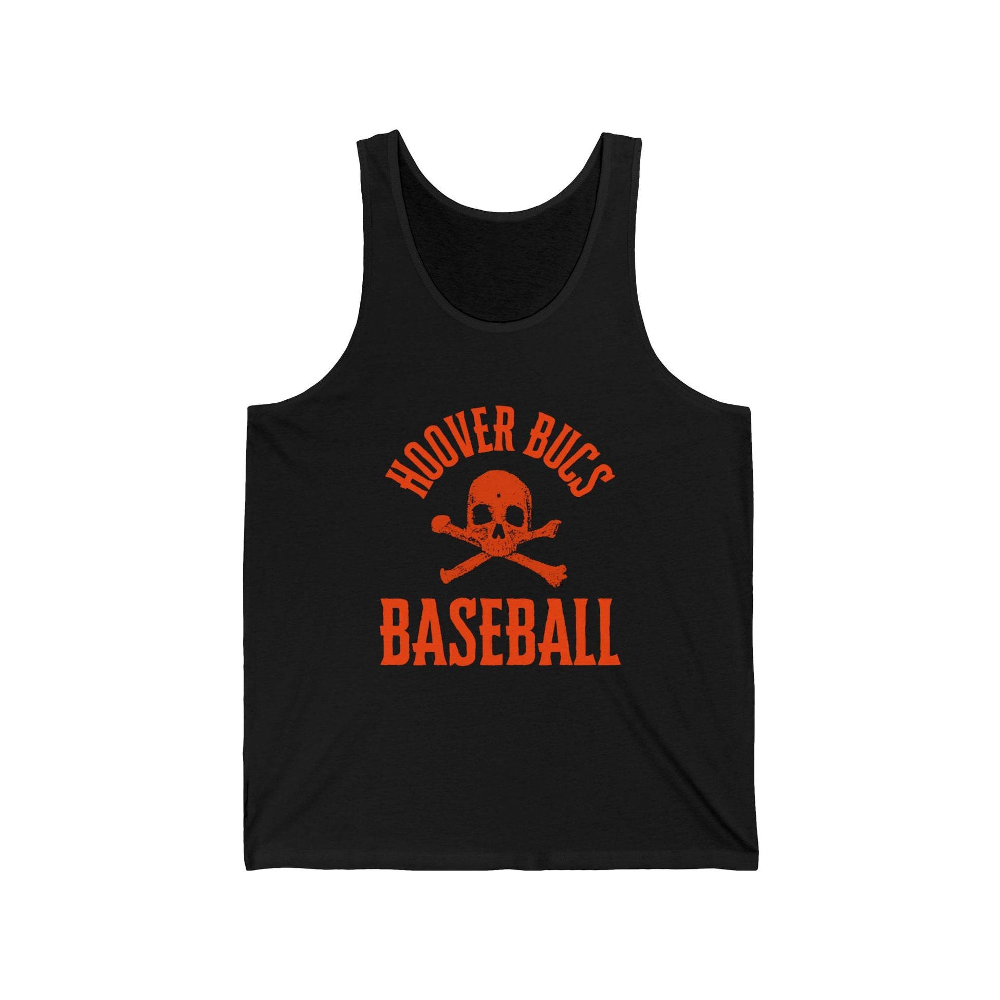 Hoover Baseball Skull Crossbone Unisex Jersey Tank - joyful