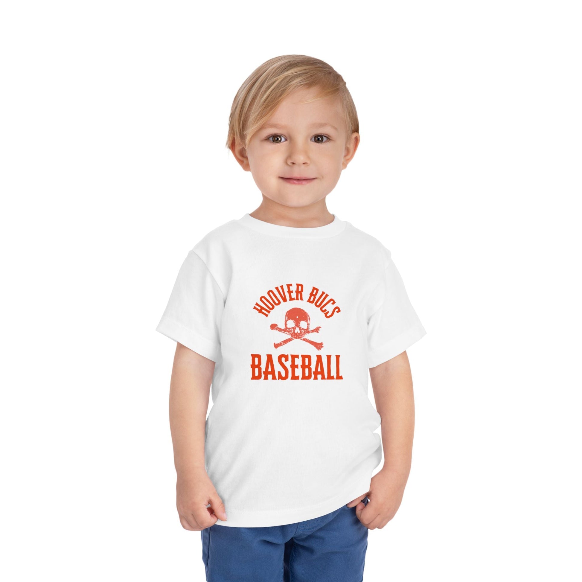 Hoover Baseball Toddler Short Sleeve Tee - joyful
