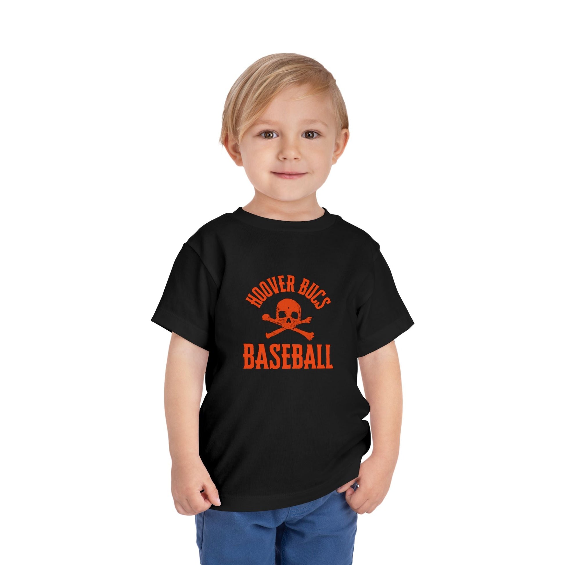 Hoover Baseball Toddler Short Sleeve Tee - joyful