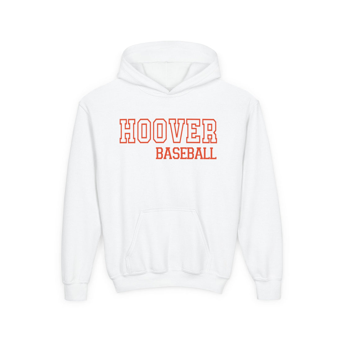 Hoover Baseball - Youth Heavy Blend Hooded Sweatshirt - joyful