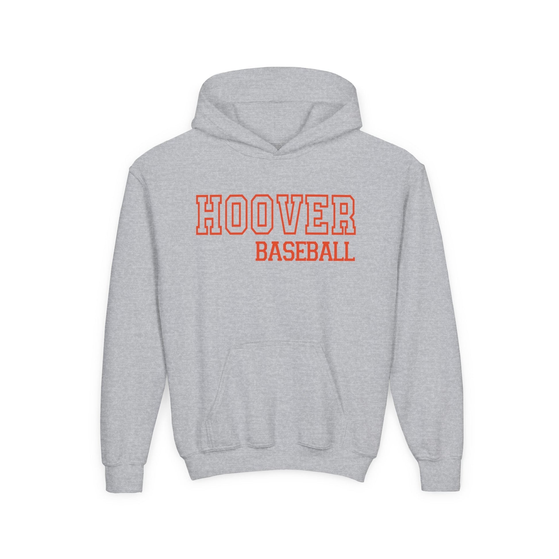 Hoover Baseball - Youth Heavy Blend Hooded Sweatshirt - joyful
