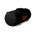 Hoover Cursive - Black Duffel Bag - joyful