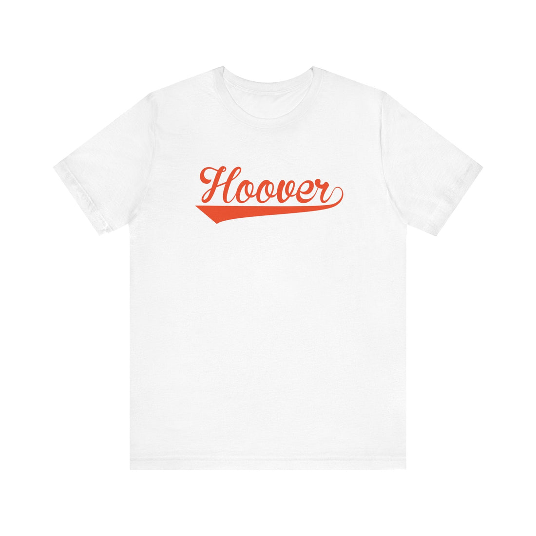 Hoover cursive underline - Bella Canvas Unisex Tshirt - joyful