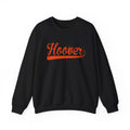 Hoover cursive Unisex Heavy Blend™ Crewneck Sweatshirt - joyful