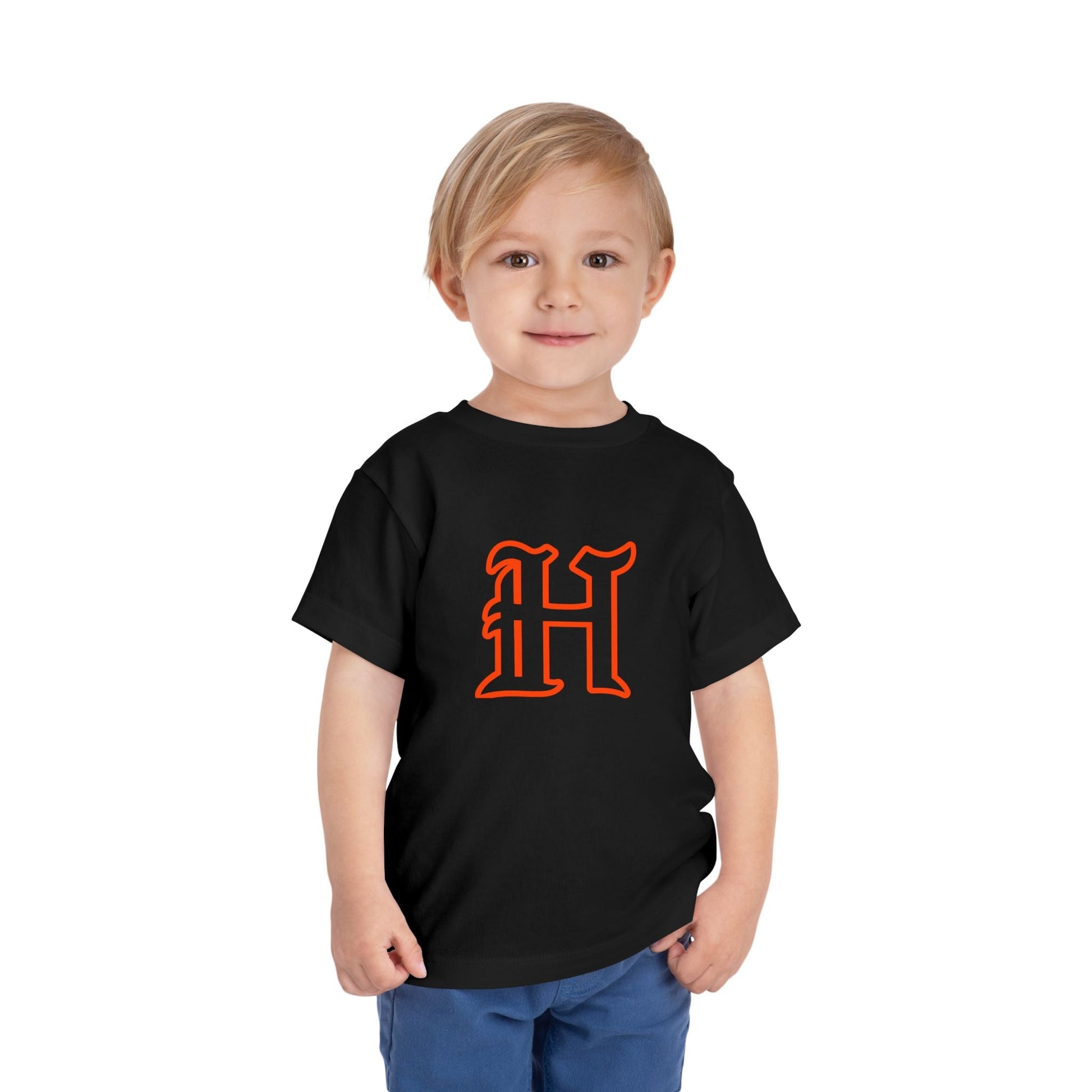 Hoover H Toddler Short Sleeve Tee - joyful