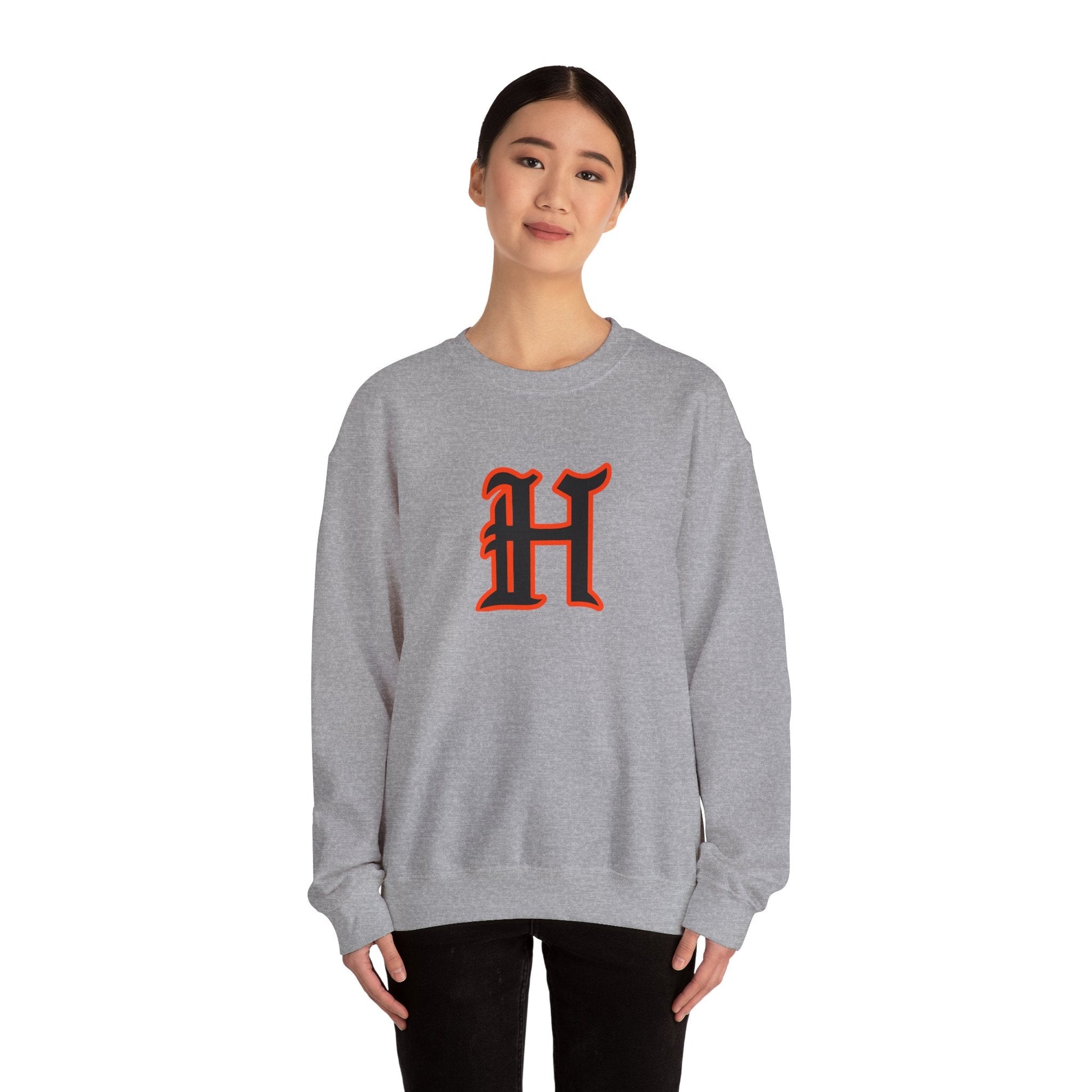 Hoover - H Unisex Heavy Blend™ Crewneck Sweatshirt - joyful