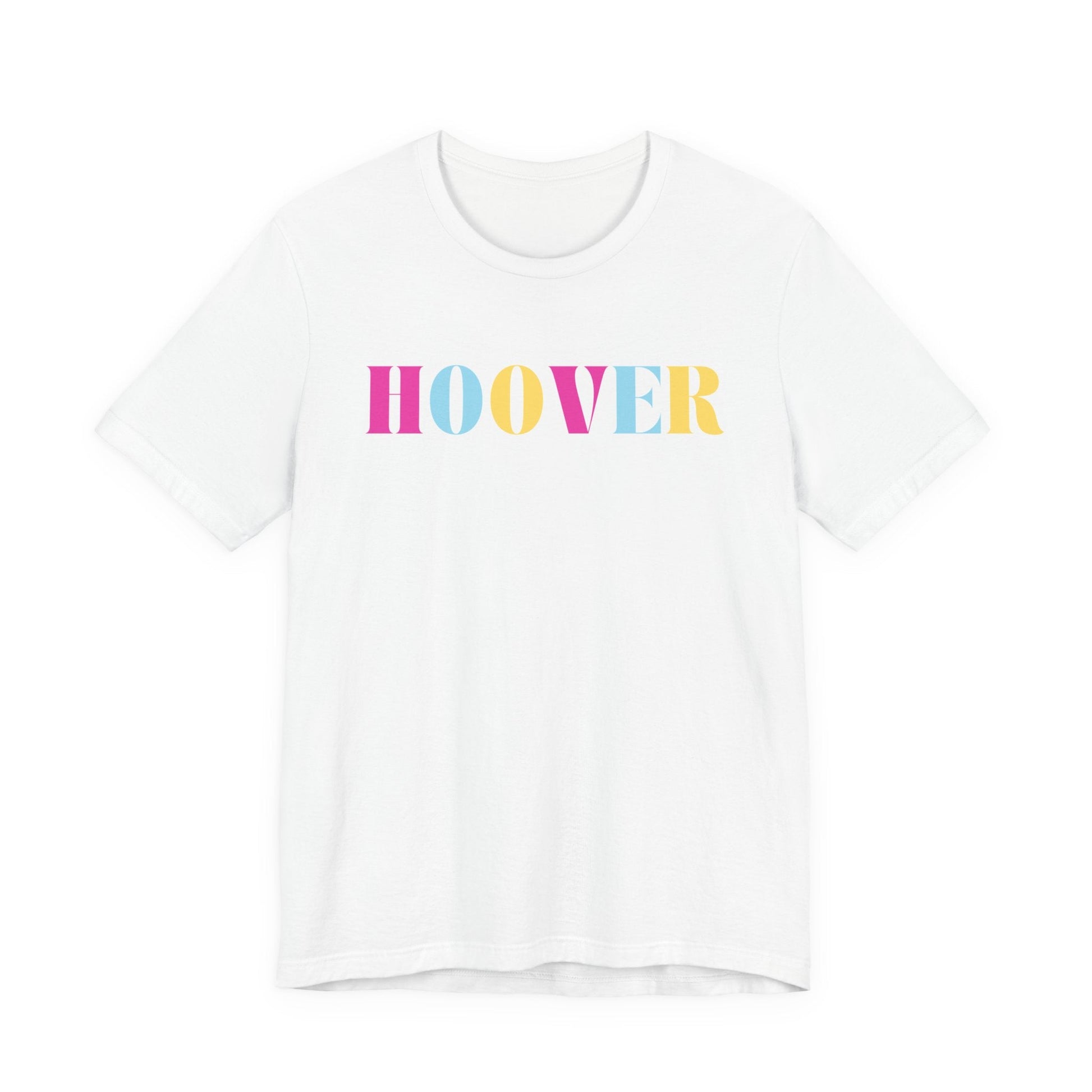 HOOVER - Pastel Unisex Jersey Short Sleeve Tee - joyful