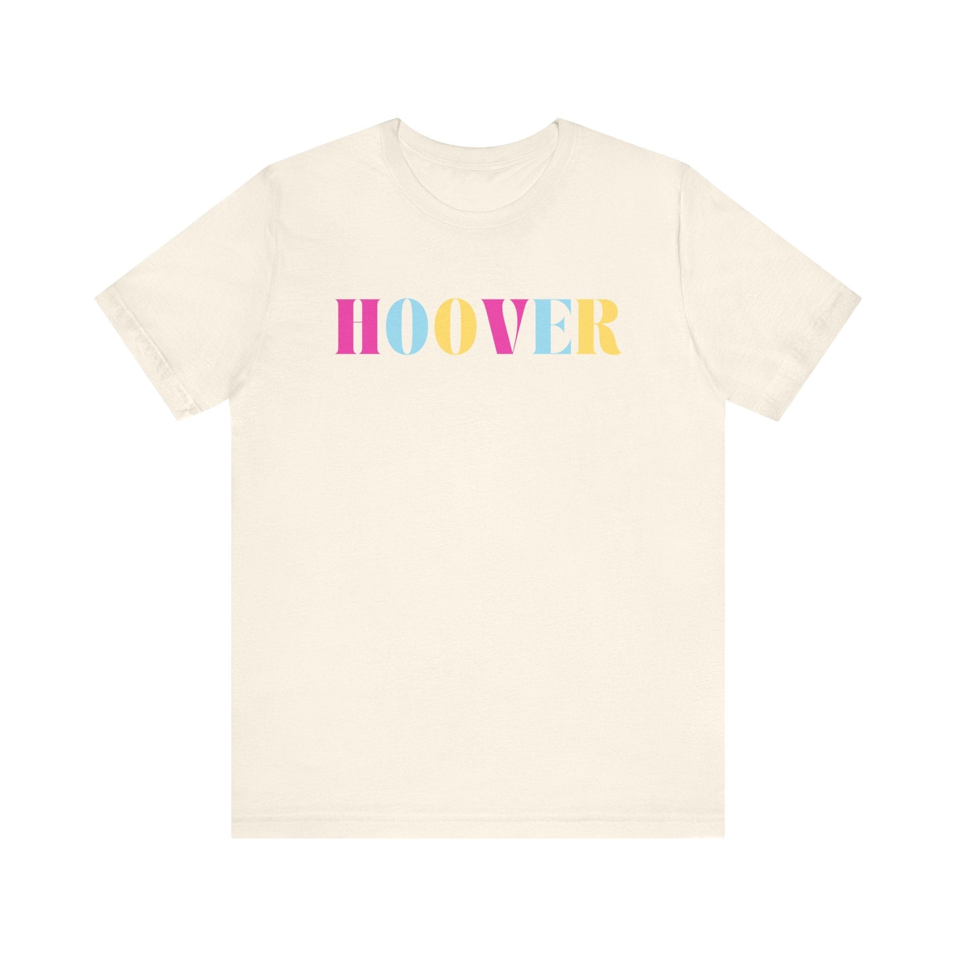 HOOVER - Pastel Unisex Jersey Short Sleeve Tee - joyful