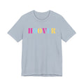 HOOVER - Pastel Unisex Jersey Short Sleeve Tee - joyful