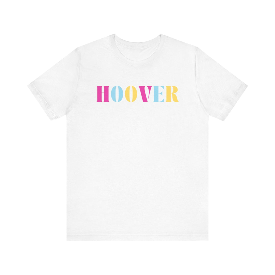 HOOVER - Pastel Unisex Jersey Short Sleeve Tee - joyful