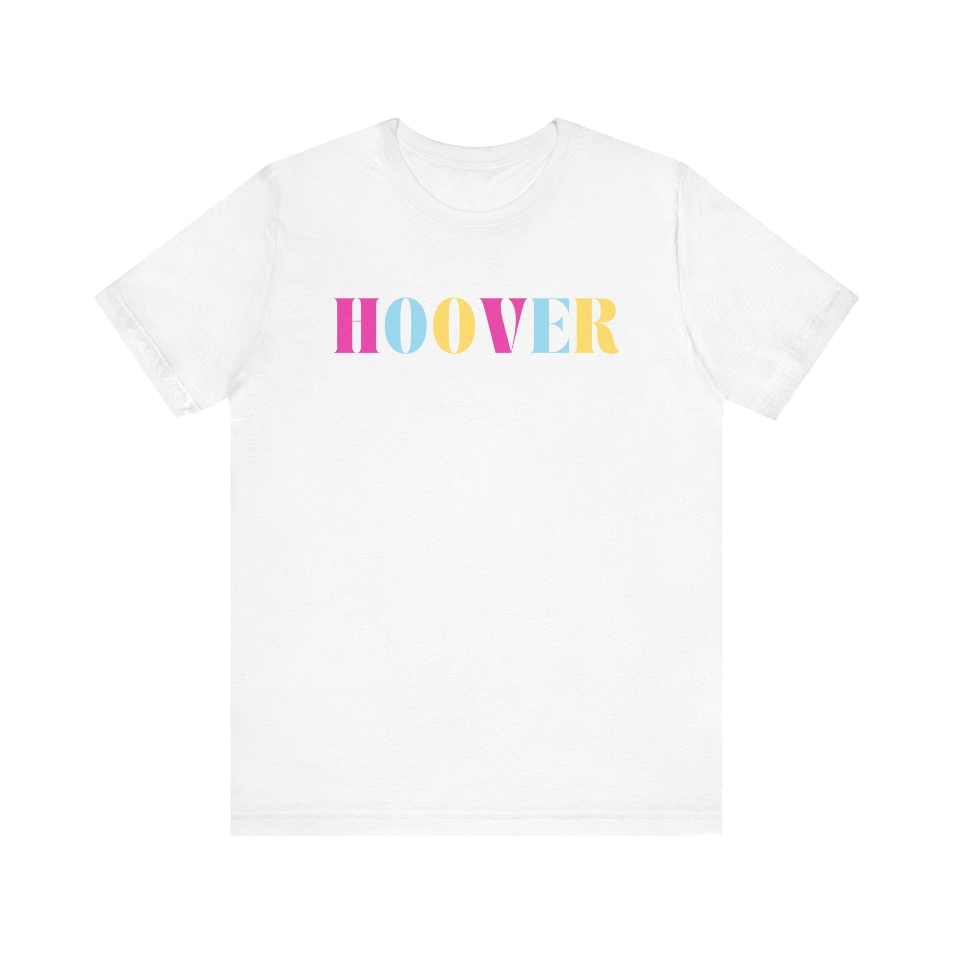 HOOVER - Pastel Unisex Jersey Short Sleeve Tee - joyful